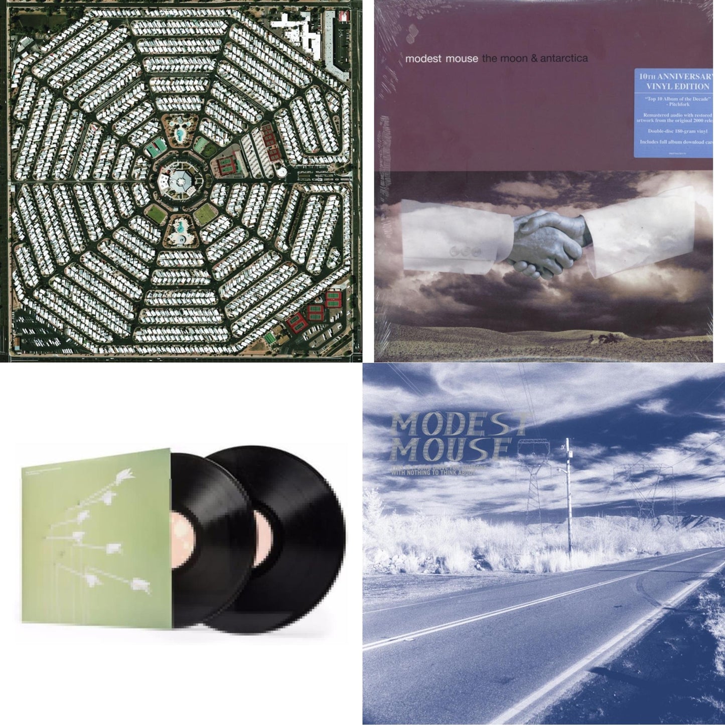 Modest Mouse - Good News For People Who Love Bad News (Pa/2LP/180G/Gatefold) & This Is A Long Drive For Someone With Nothing To Think About (2LP) & Moon & Antarctica (2LP/Dl Card/180G/10Th Anniversary Edition) & Strangers To Ourselves (2LP/180G/Dl