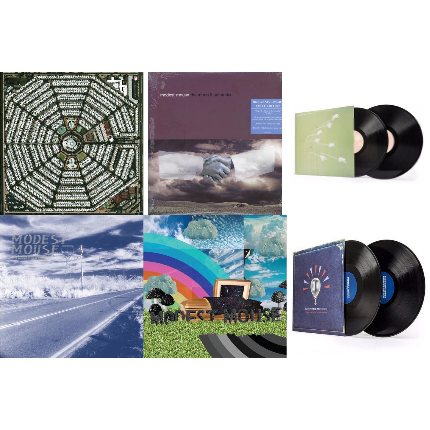 Modest Mouse - Golden Casket (X) (2LP) & Good News For People Who Love Bad News (Pa/2LP/180G/Gatefold) & This Is A Long Drive For Someone With Nothing To Think About (2LP) & We Were Dead Before The Ship Even Sank & Moon & Antarctica (2LP/Dl