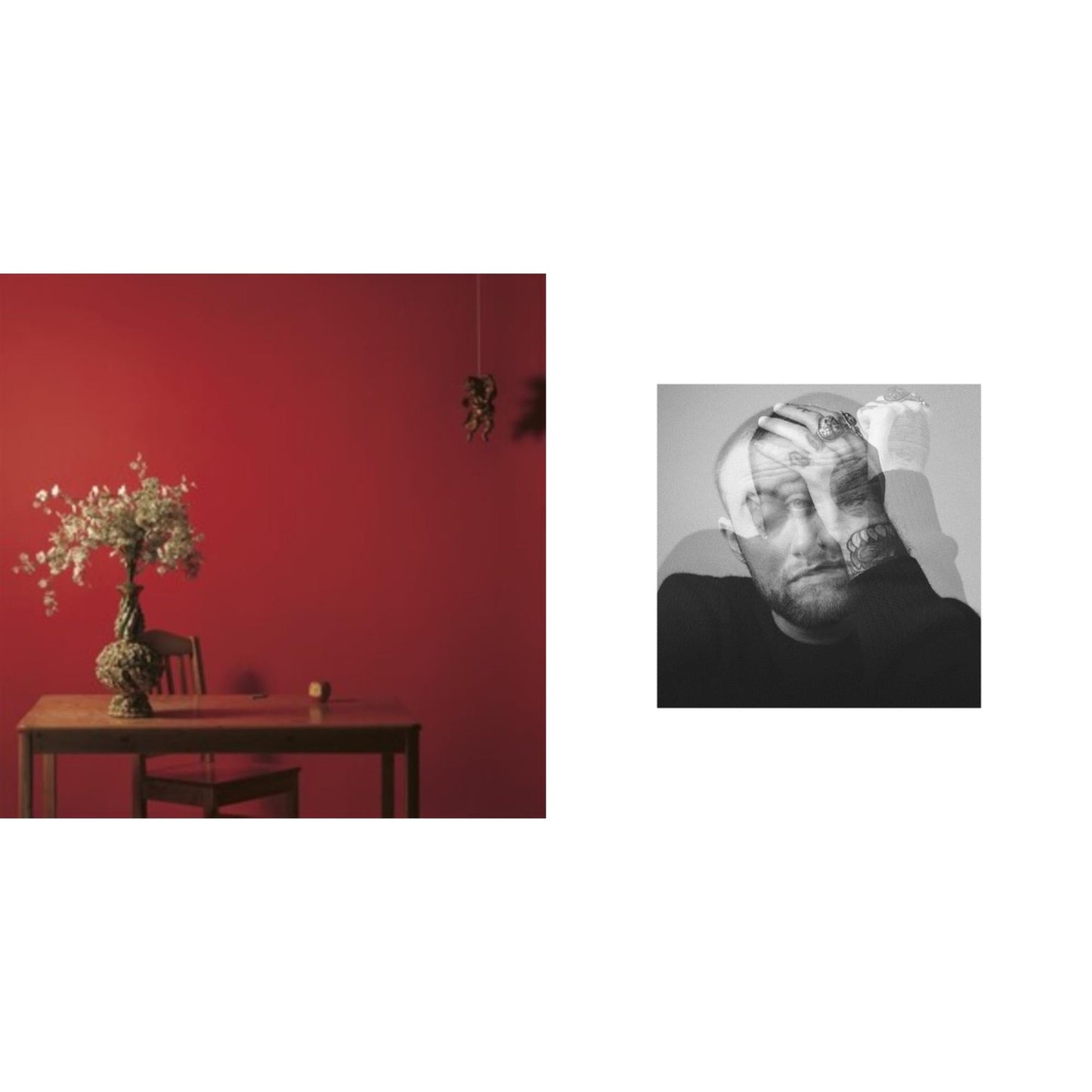 Mac Miller - Circles (2LP/Clear Vinyl) & Watching Movies With The Sound Off (10 Year Anniversary/Galaxy Vinyl/2LP/180G/10Inch Picture Disc)