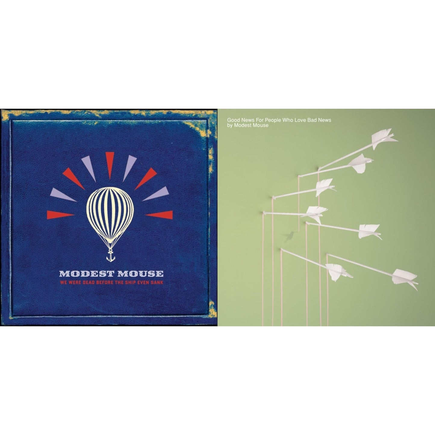 Modest Mouse - Good News For People Who Love Bad News & We Were Dead Before The Ship Even Sank - CD Bundle