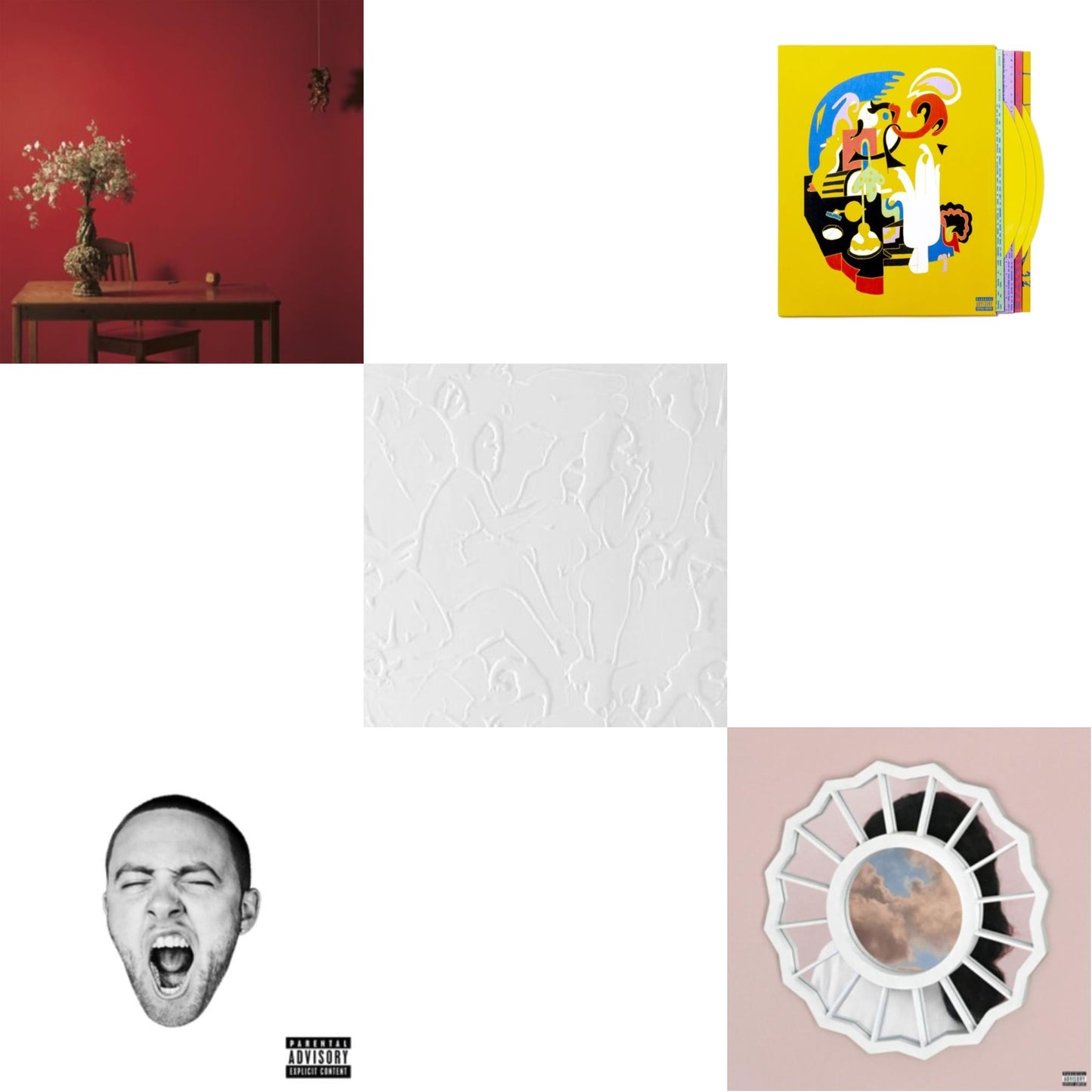 Mac Miller - Watching Movies With The Sound Off (10 Year Anniversary/Galaxy Vinyl/2LP/180G/10Inch Picture Disc) & Go:Od Am (X) & Macadelic (X) (2LP) & Faces (3LP/Yellow Vinyl) & Divine Feminine (X)