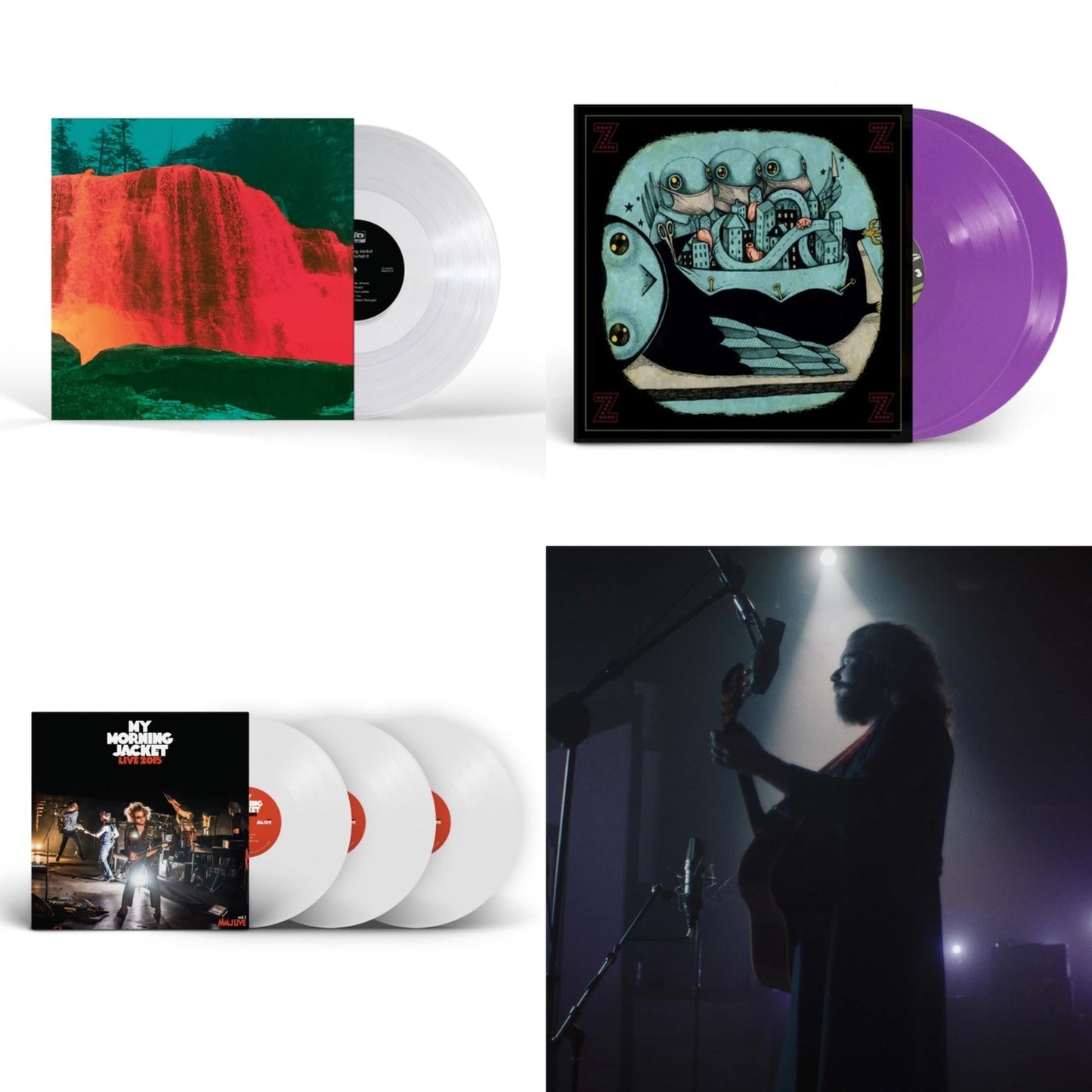 My Morning Jacket - Waterfall Ii (Clear LP Vinyl) & Z (2LP/Purple Vinyl) & Live 2015 (White Vinyl/3LP) & Live From Rca Studio A (Jim James Acoustic)
