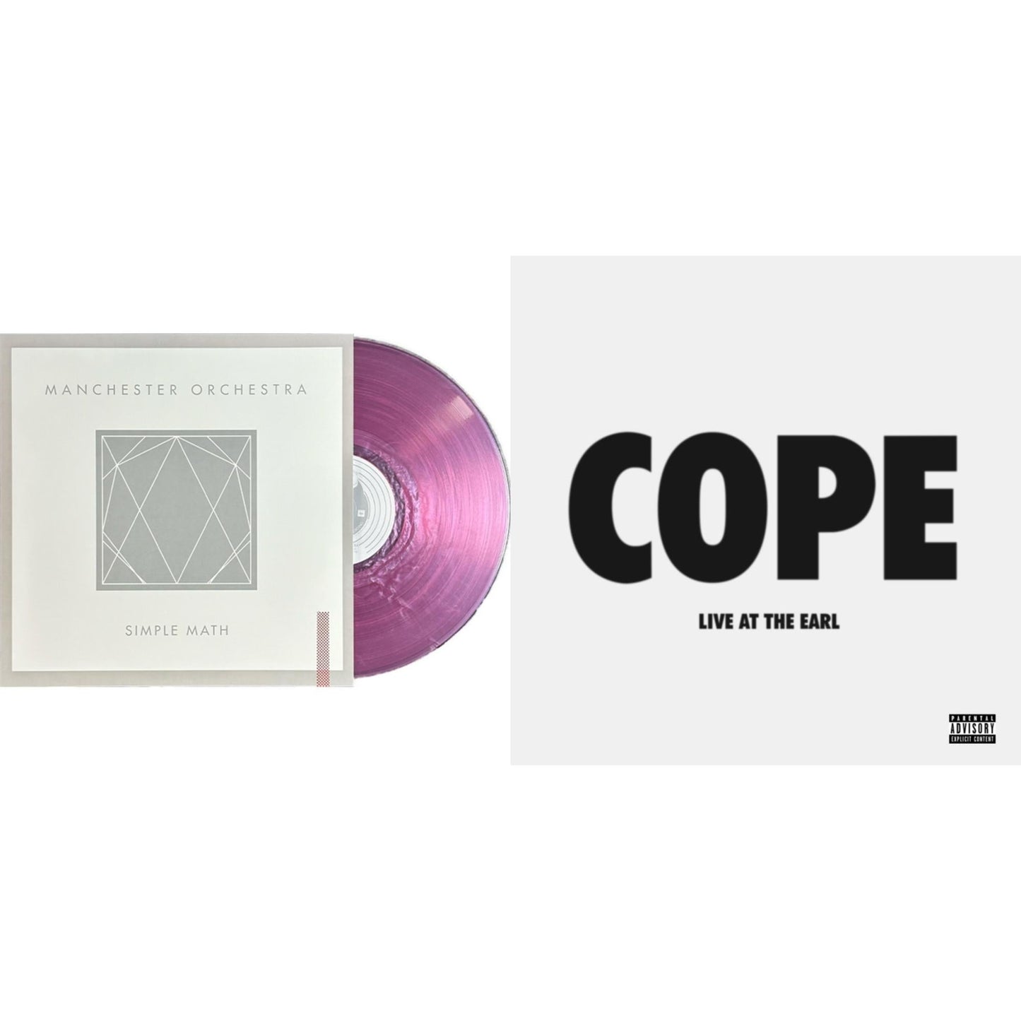 Manchester Orchestra - Simple Math (Pink Swirl LP Vinyl/180G) & Cope - Live At The Earl (X)