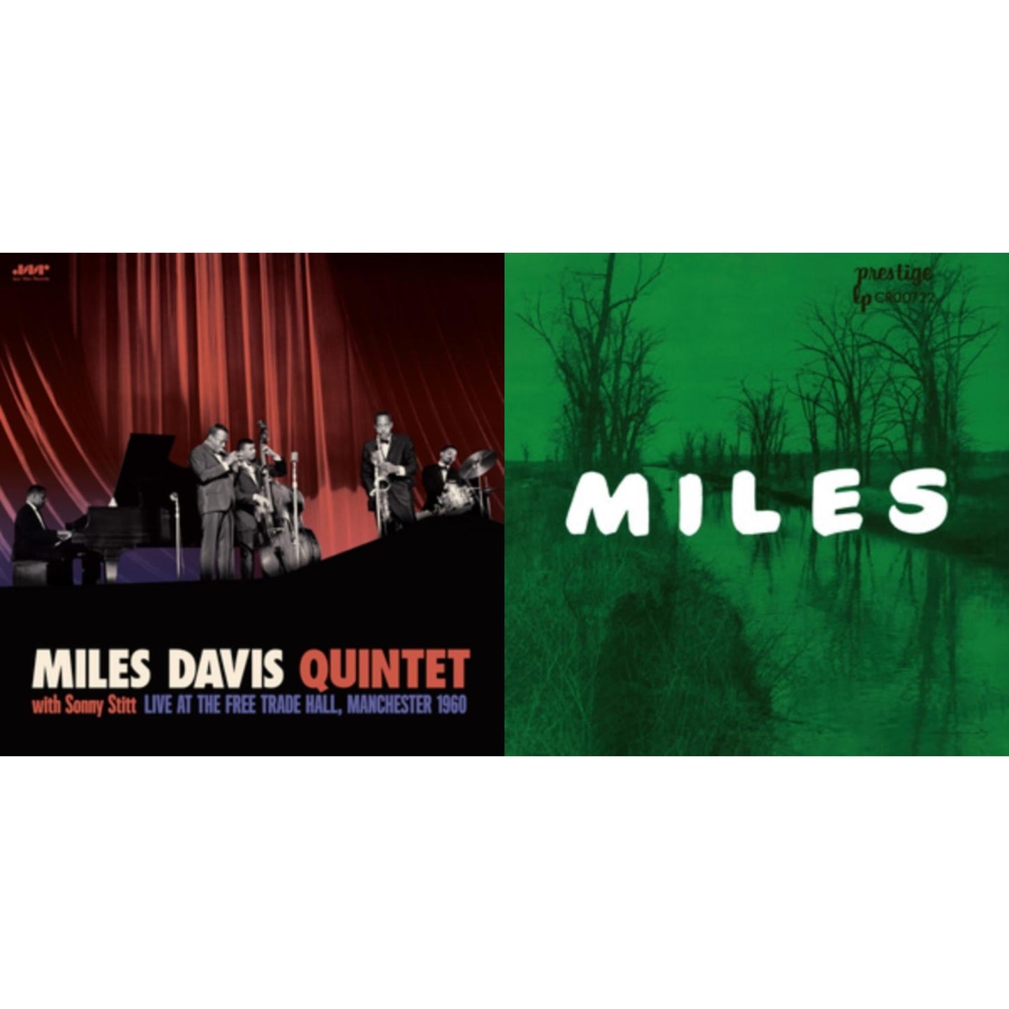 Miles Quintet Davis - With Sonny Stitt: Live At The Free Trade Hall. Manchester 1960 (Limited Gatefold Edition) & Miles: The New Miles Davis Quintet (Original Jazz Classics Series) (180G) - LP Vinyl Bundle
