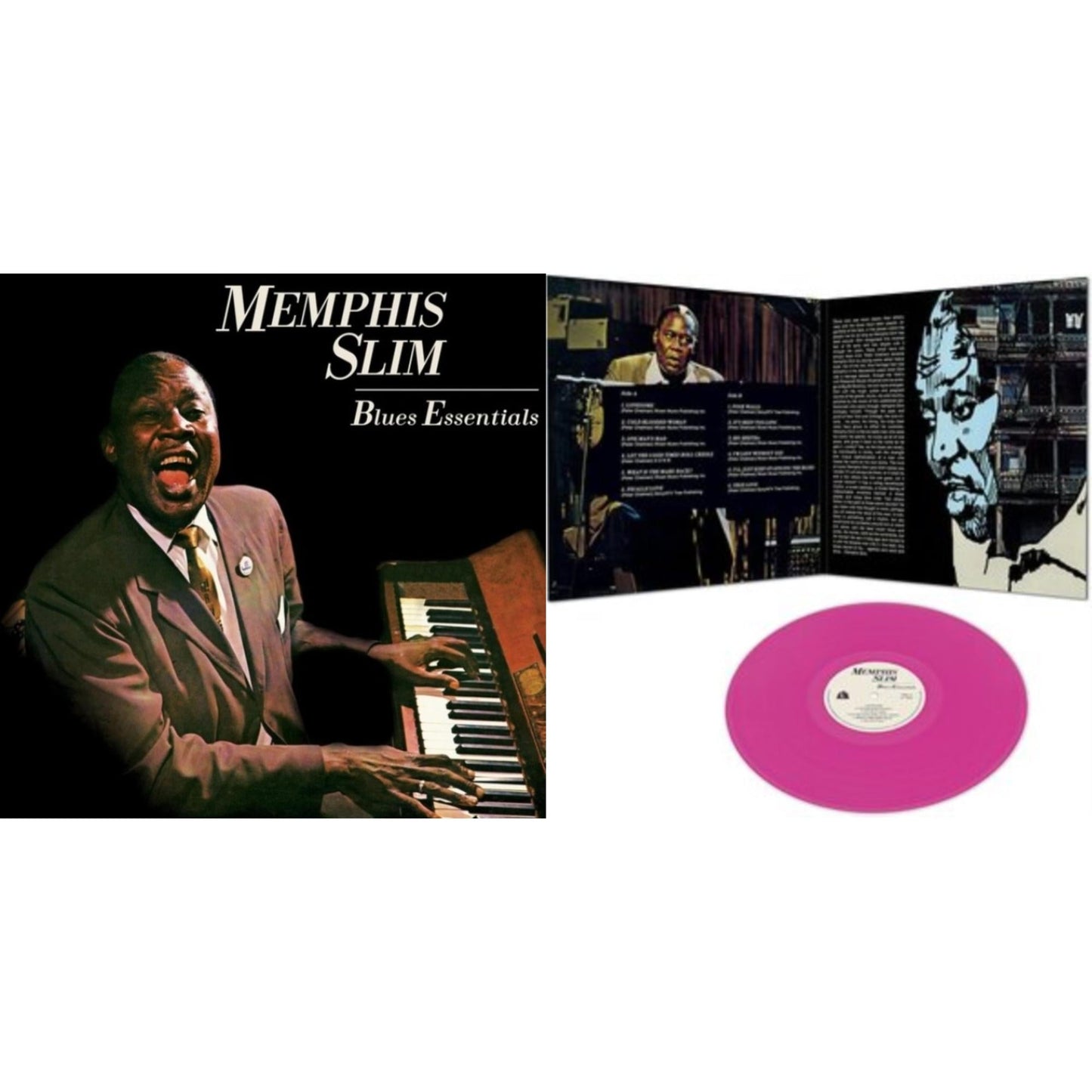 Memphis Slim - Blues Essentials (Magentavinyl) & Blues Essentials (Gold LP Vinyl)