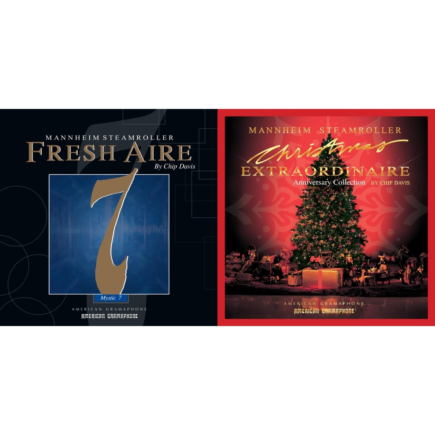 Mannheim Steamroller - Fresh Aire 7 & Mannheim Steamroller Extraordinaire (Anniversary Collection) - LP Vinyl Bundle