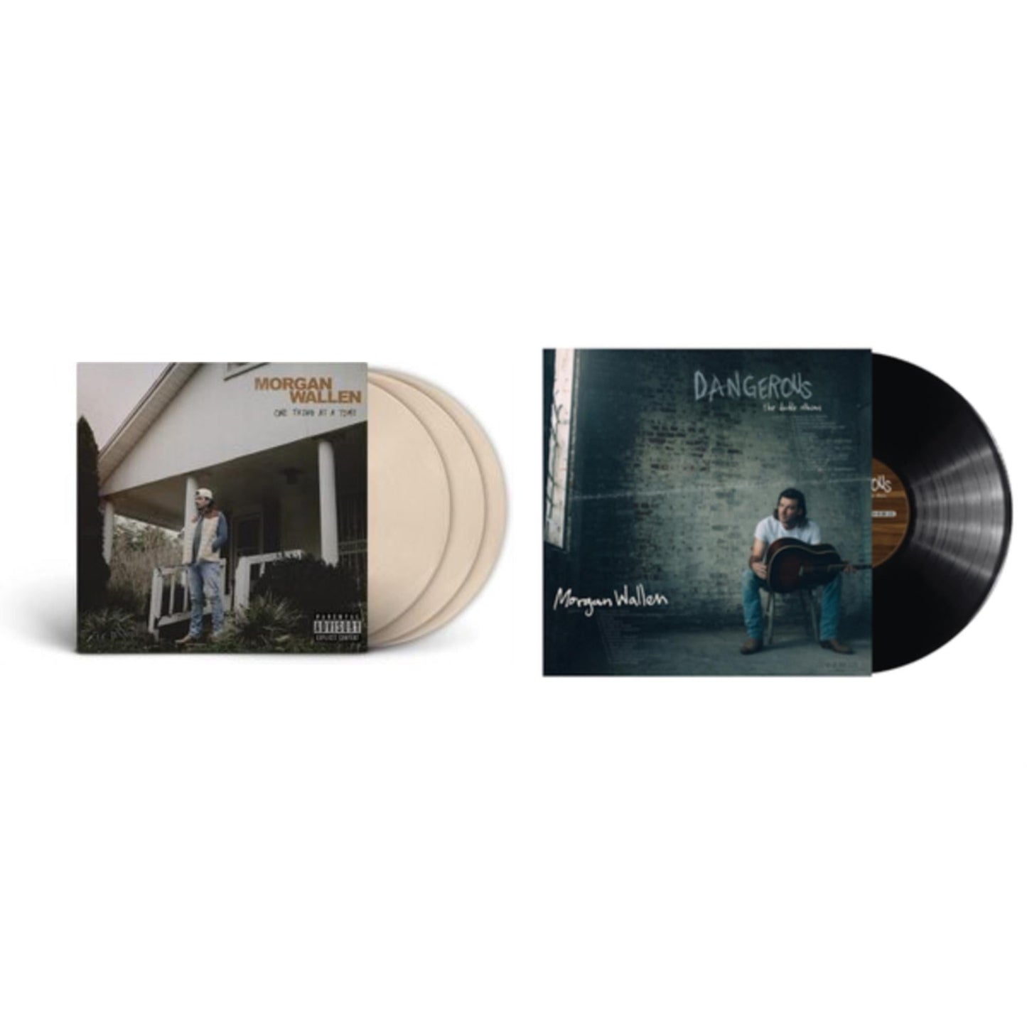 Morgan Wallen - One Thing At A Time (X) (Bone White Vinyl/3LP) & Dangerous: The Double Album (3LP)