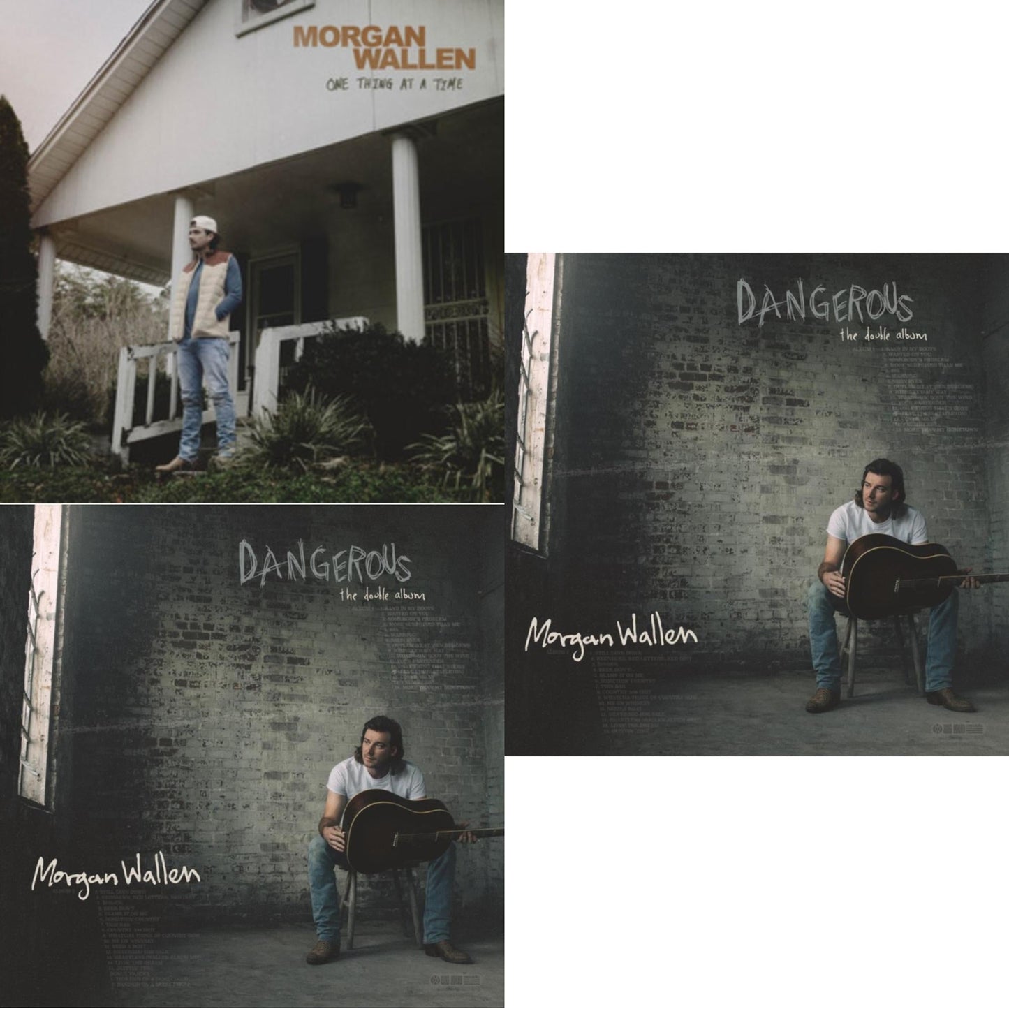 Morgan Wallen - Dangerous: The Double Album (2CD) & Dangerous: The Double Album (2CD/Exclusive Baseball Card) & One Thing At A Time (2CD)