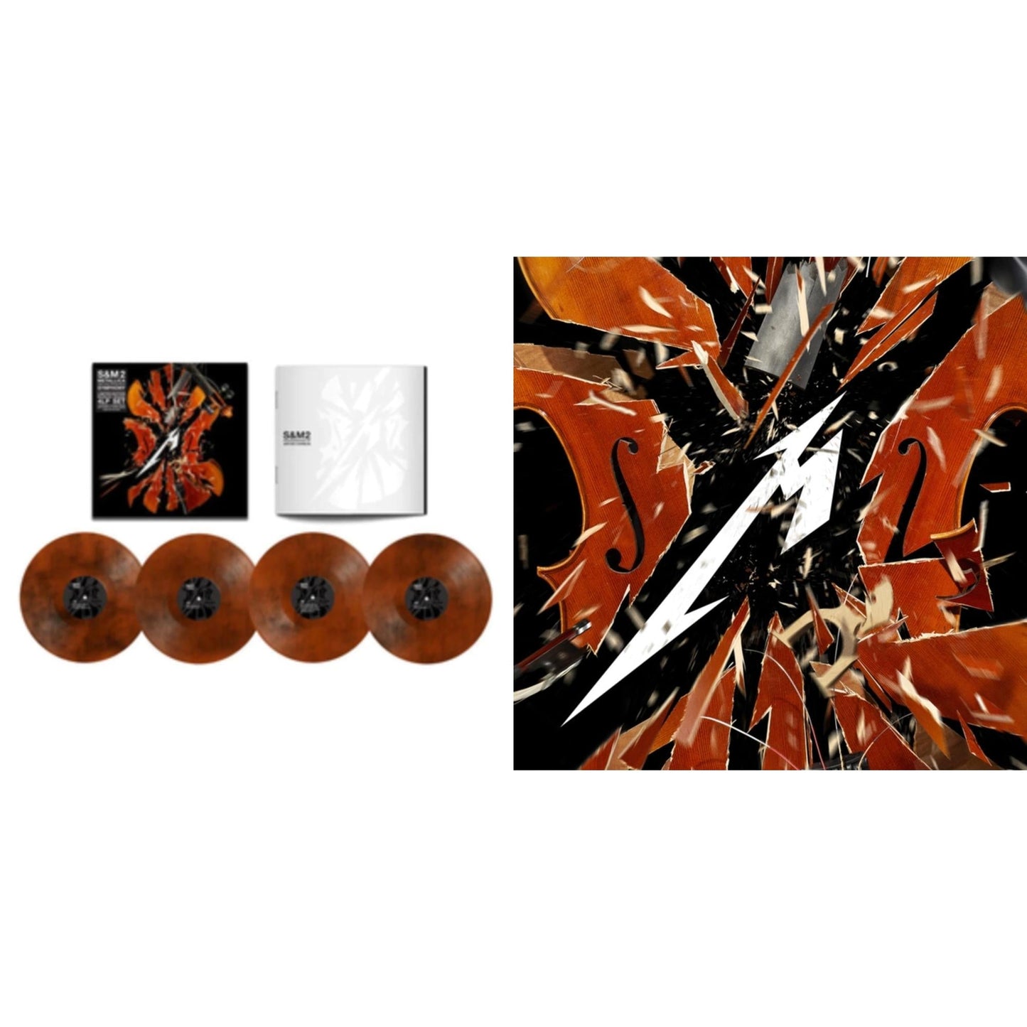 Metallica & San Francisco Symphony - S&M2 (4LP/Orange Vinyl/Dl Card) (I) & S&M2 (4LP/Dl Card)