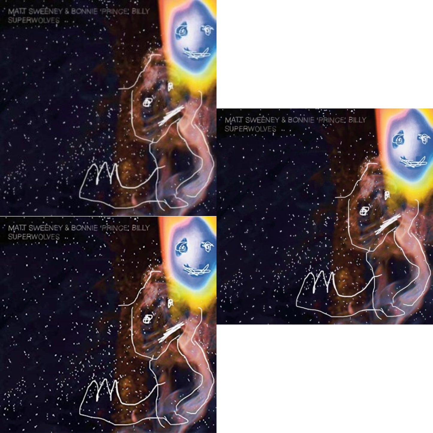 Matt & Bonnie Prince Billy Sweeney - Superwolves & Superwolves (Import) & Superwolves (Curacao Transparant LP Vinyl/Import)