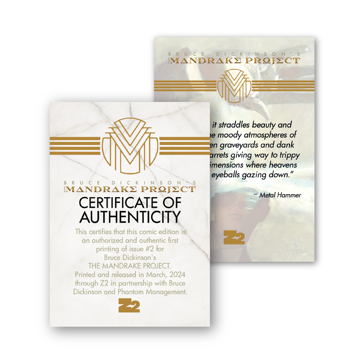 Bruce Dickinson's THE MANDRAKE PROJECT: Issue 2 Standard Edition Book