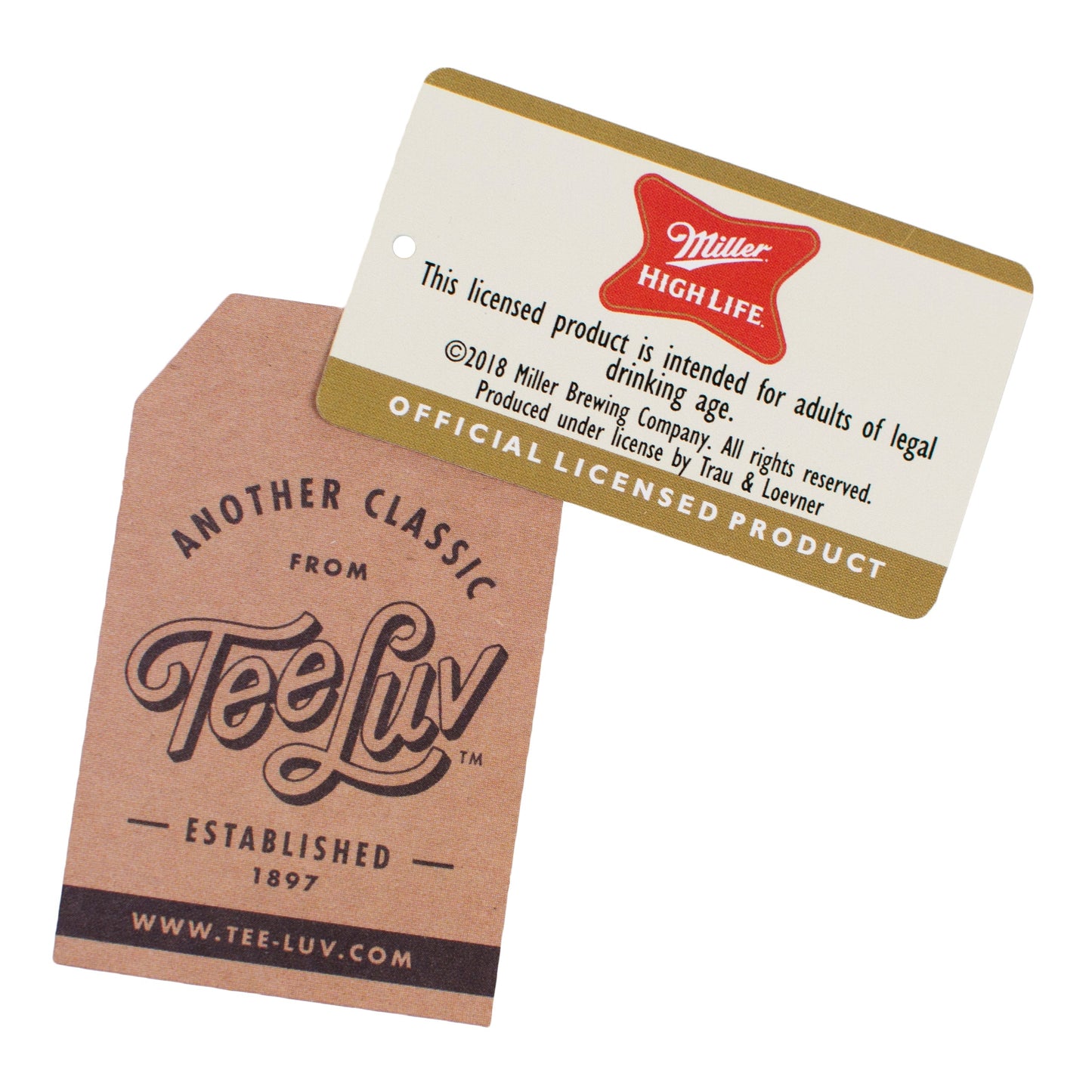 Miller High Life Girl in The Moon Beer Logo Mens T Shirt Officially Licensed Vintage Black