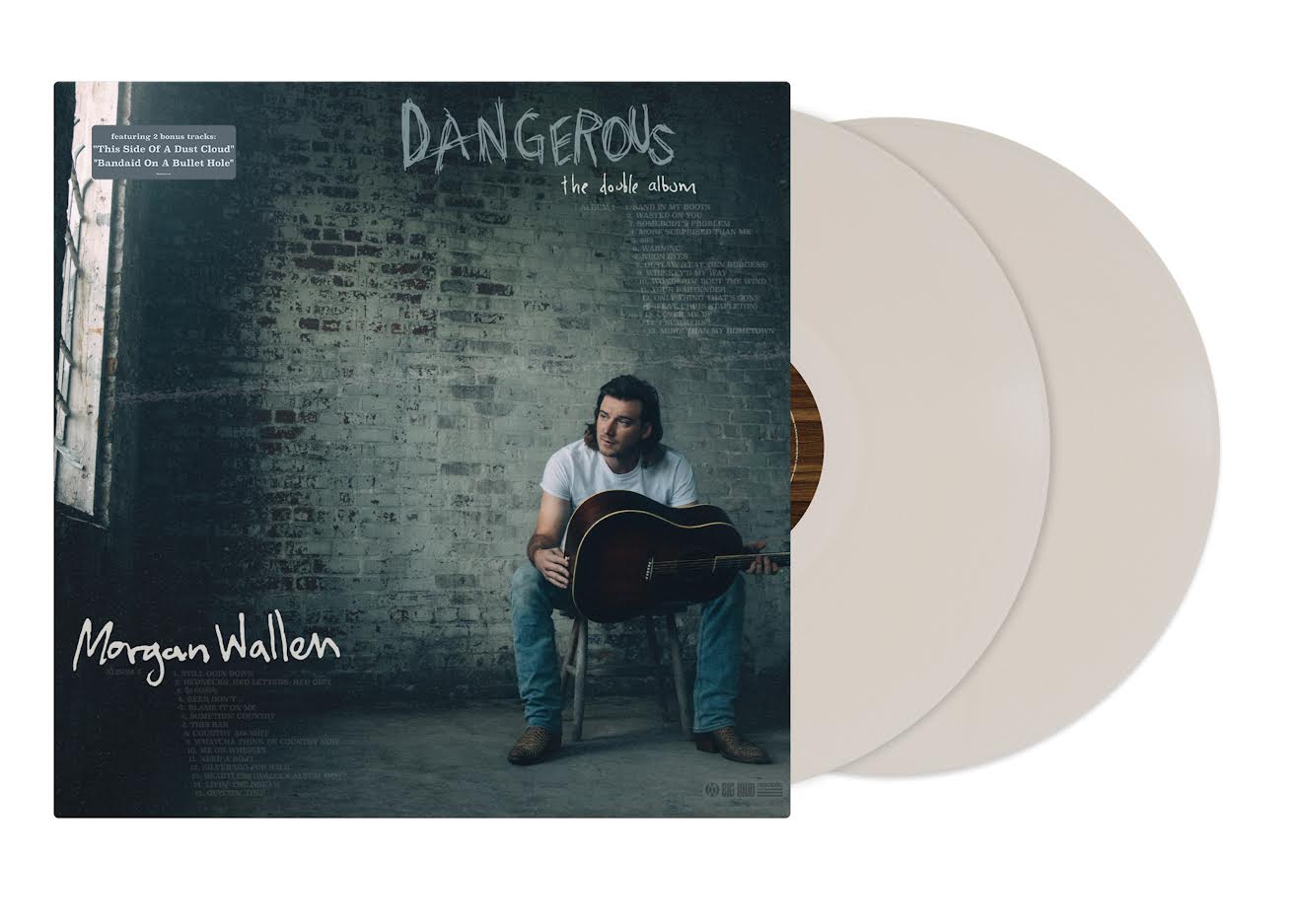Morgan Wallen Dangerous: The Double Album Clouded 3 LP Vinyl Record