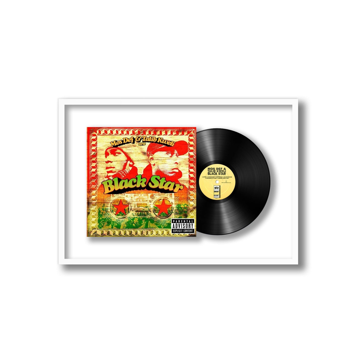 Mos Def & Talib Kweli Are Black Star Framed Vinyl Record
