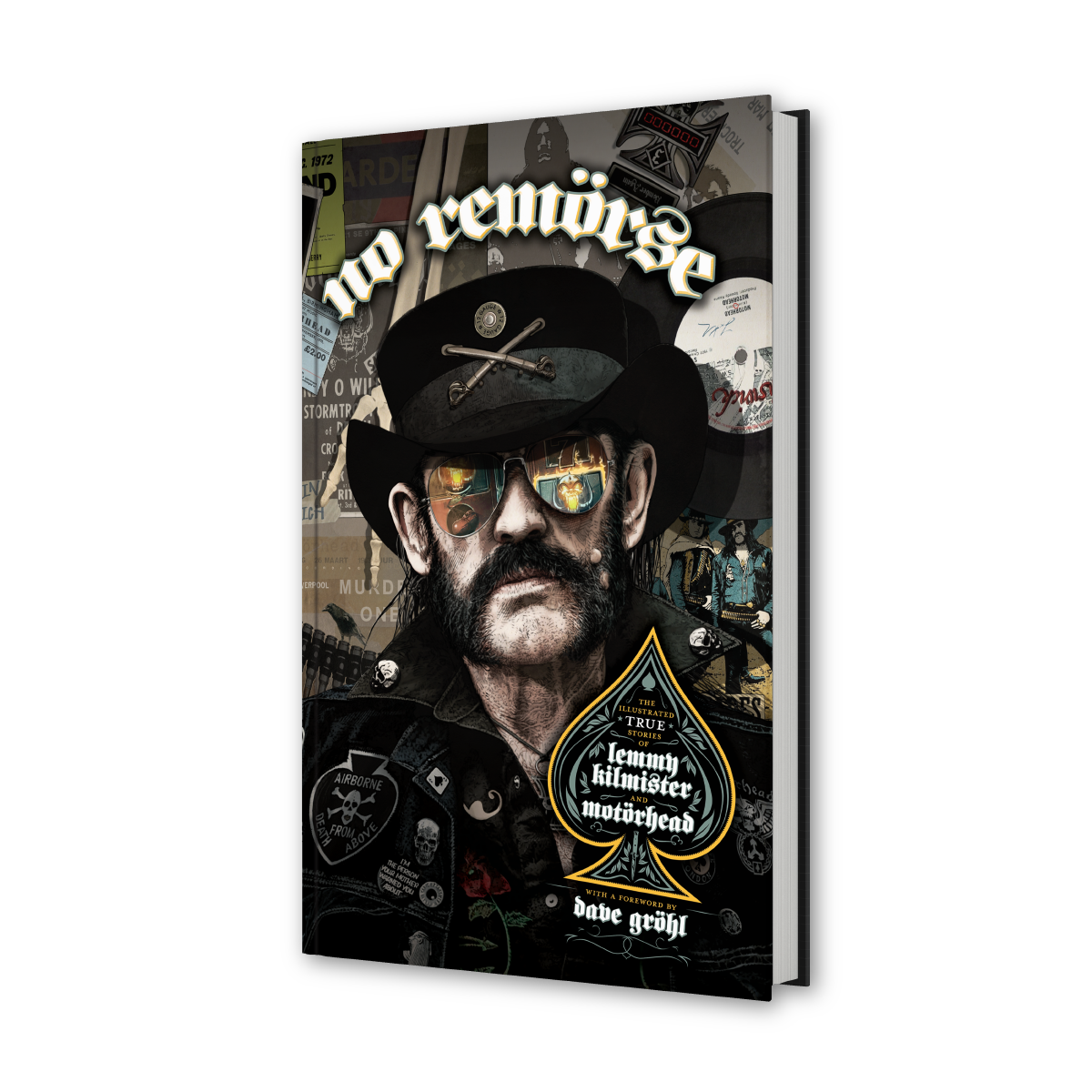No Remorse The Illustrated True Stories Of Lemmy Kilmister And Motörhead - Standard Hardcover Book
