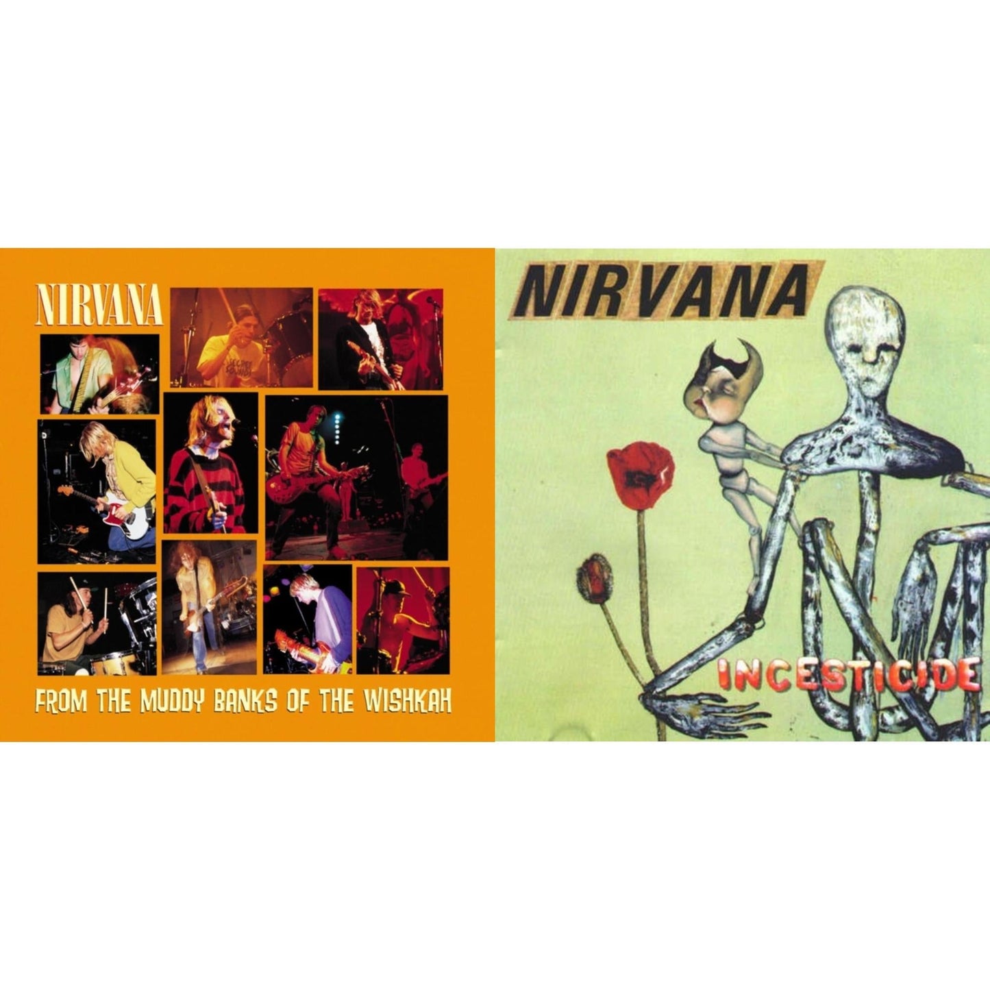 Nirvana - Incesticide (20Th Anniversary 45RPM Edition) & From The Muddy Banks Of The Wishkah - LP Vinyl Bundle
