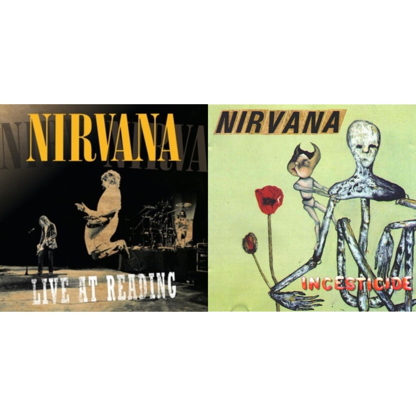 Nirvana - Live At Reading & Incesticide (20Th Anniversary 45RPM Edition) - LP Vinyl Bundle