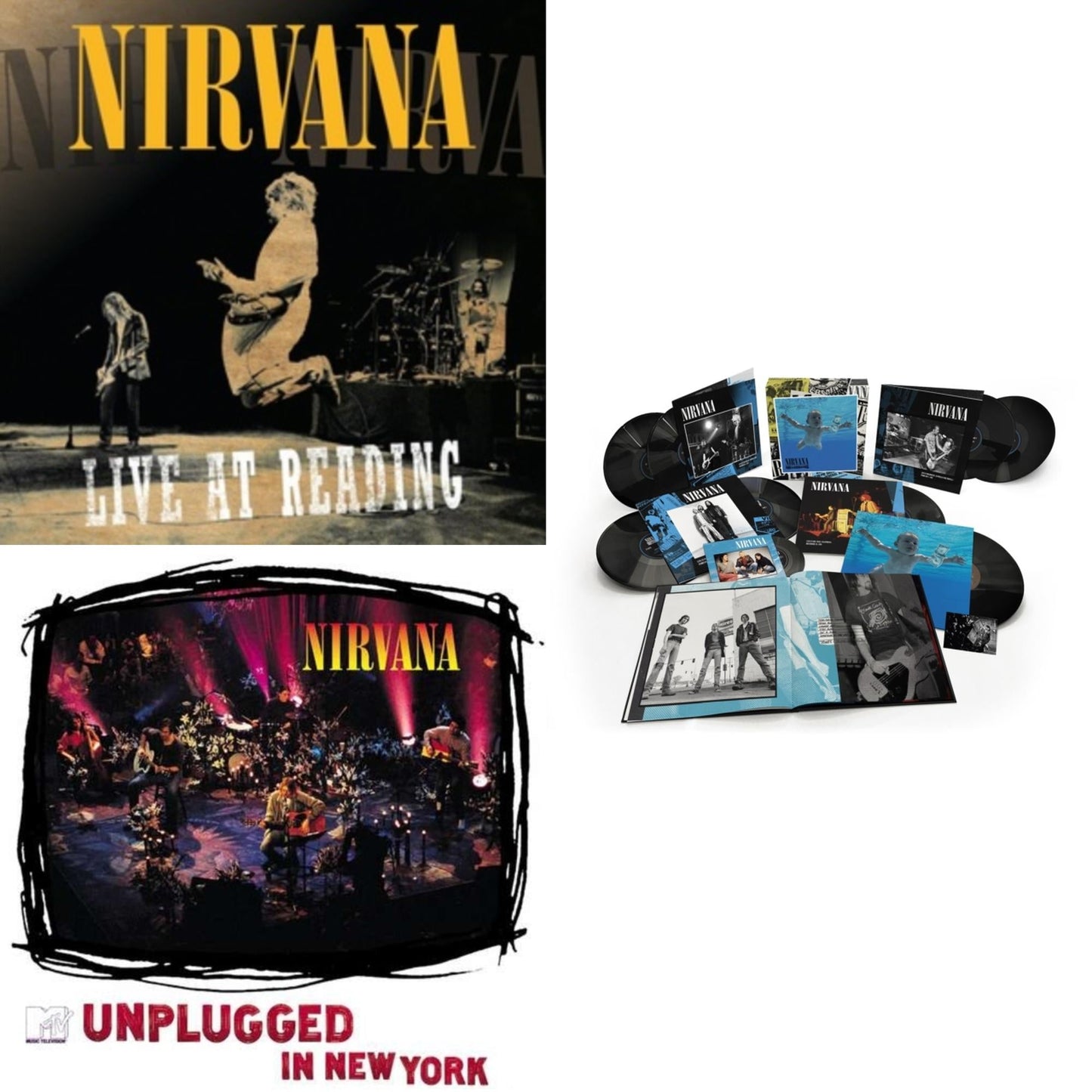 Nirvana - Nevermind (30Th Anniversary/Super Deluxe/8LP/7Inch) & Live At Reading & Unplugged In N.Y.