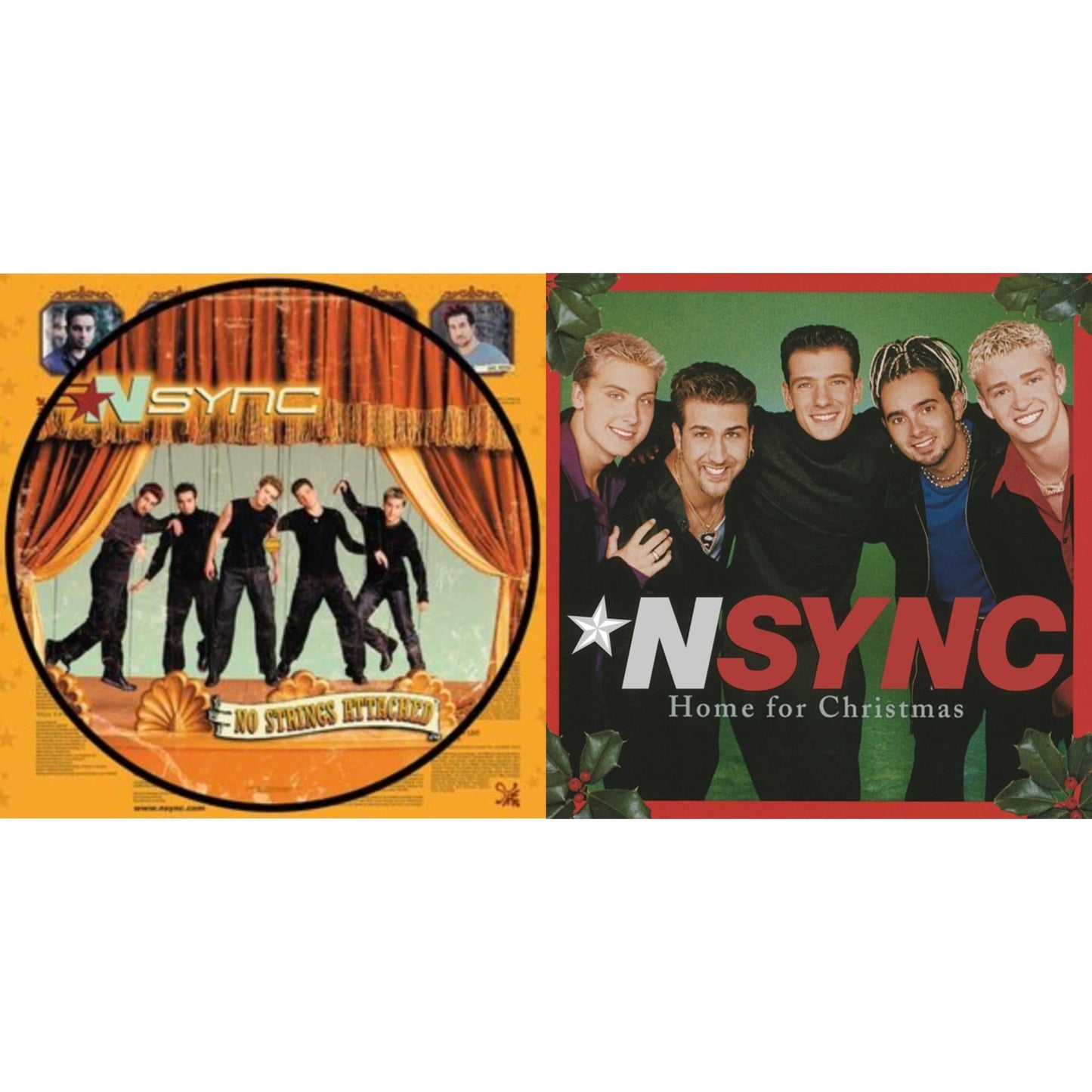Nsync - No Strings Attached (140G/Picture Disc/20Th Anniversary Edition) & Home For Christmas (2LP)