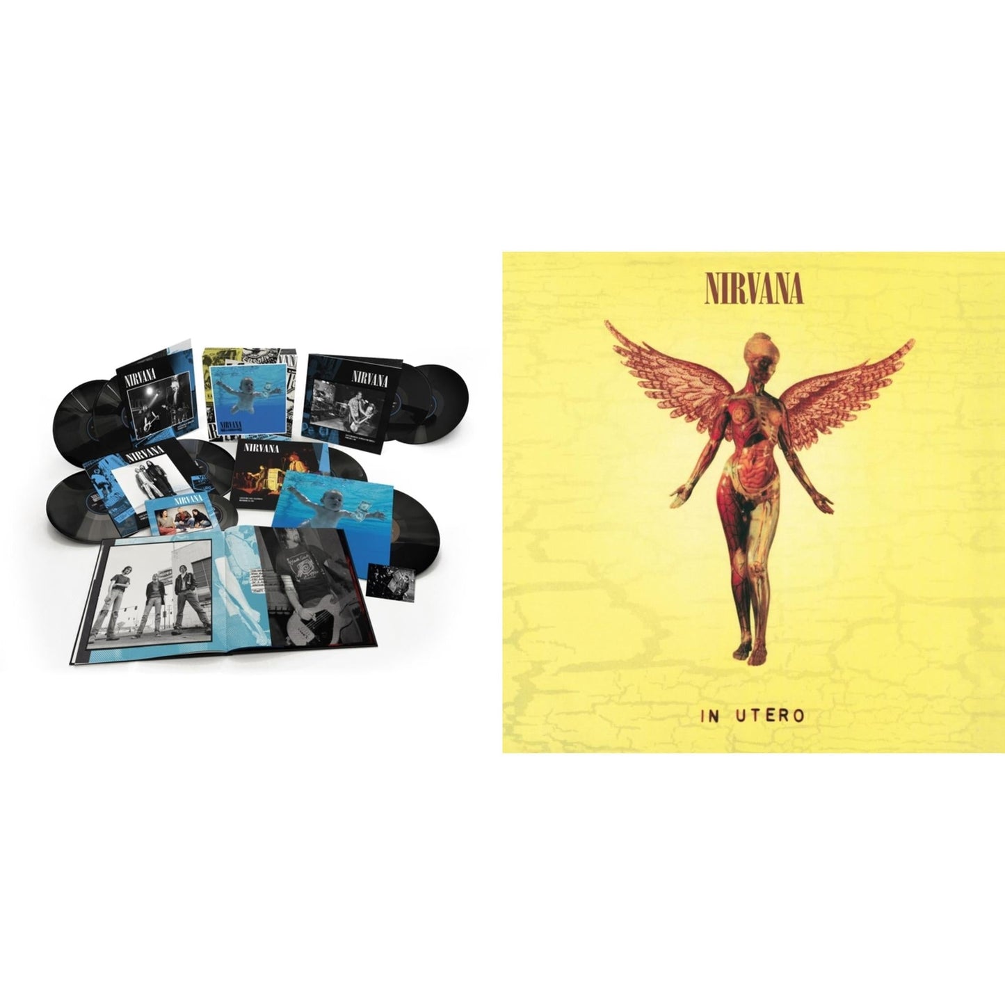 Nirvana - Nevermind (30Th Anniversary/Super Deluxe/8LP/7Inch) & In Utero (180G/33-1/3 RPM)