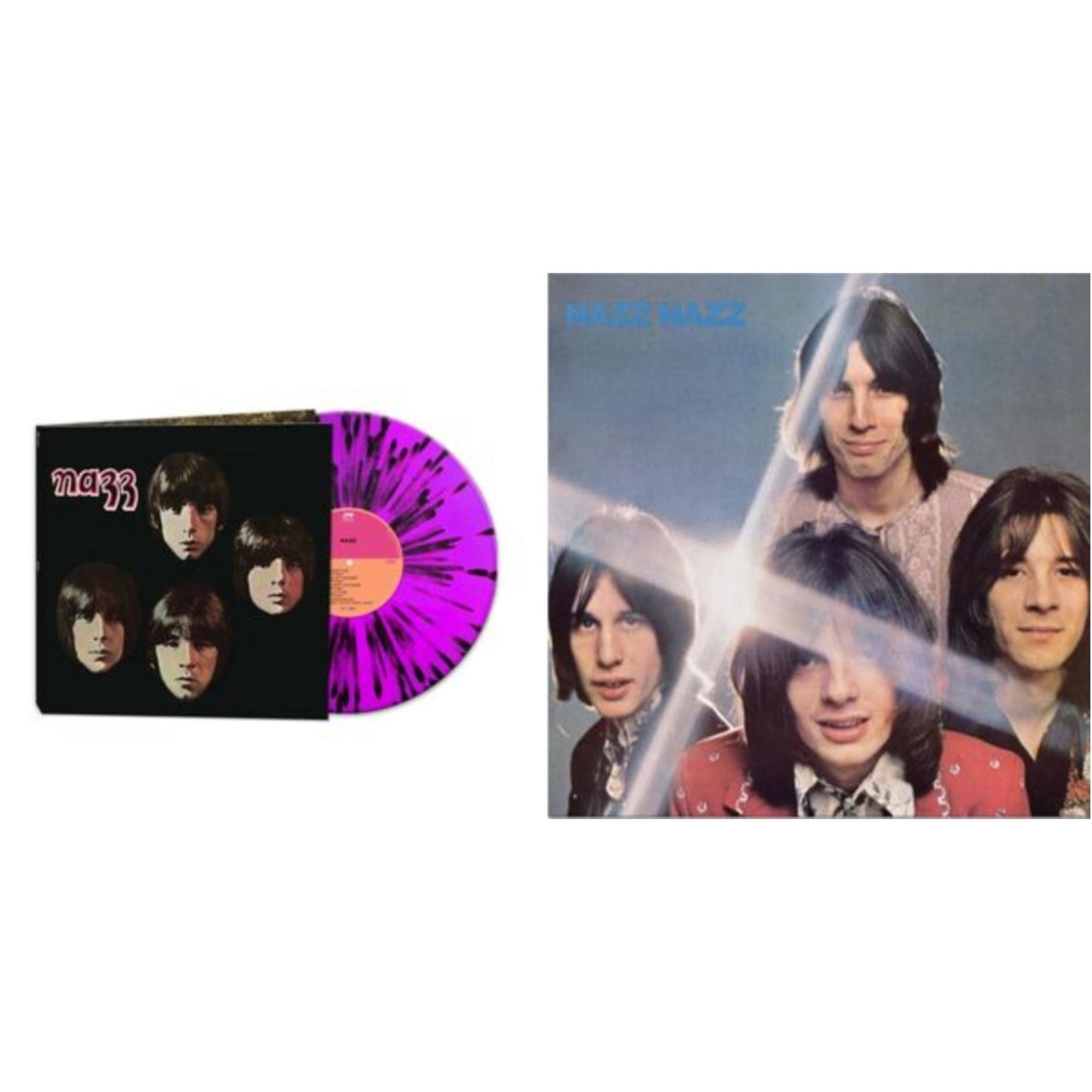 Nazz - Nazz (Black/Purple Splatter LP Vinyl) & Nazz (Blue/Red Splatter LP Vinyl)