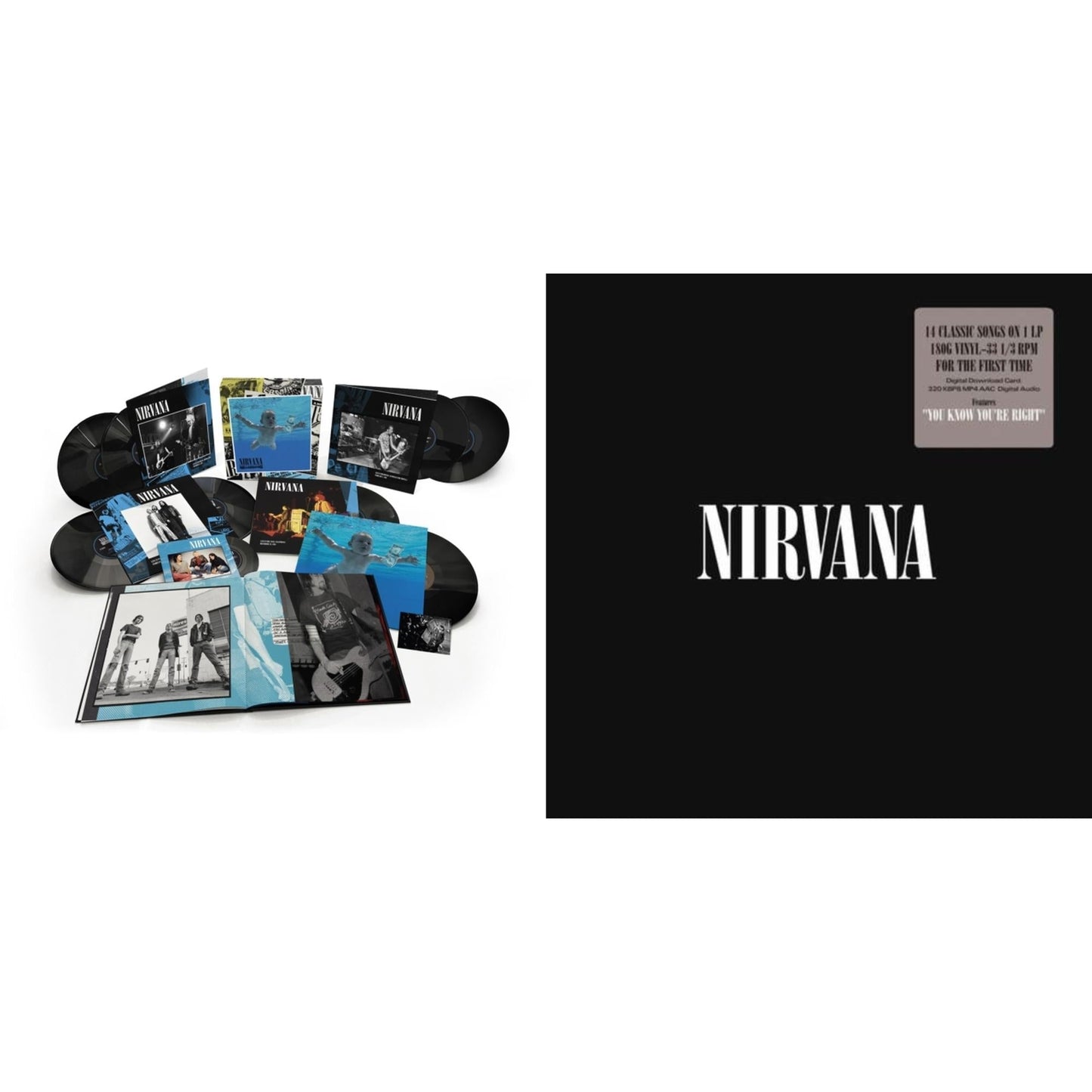 Nirvana - Nevermind (30Th Anniversary/Super Deluxe/8LP/7Inch) & Nirvana (150G/Dl Code)