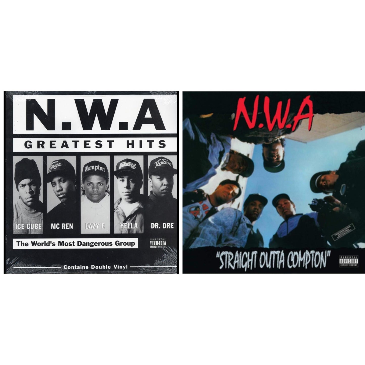 N.W.A. - N.W.A. Greatest Hits & Straight Outta Compton - LP Vinyl Bundle