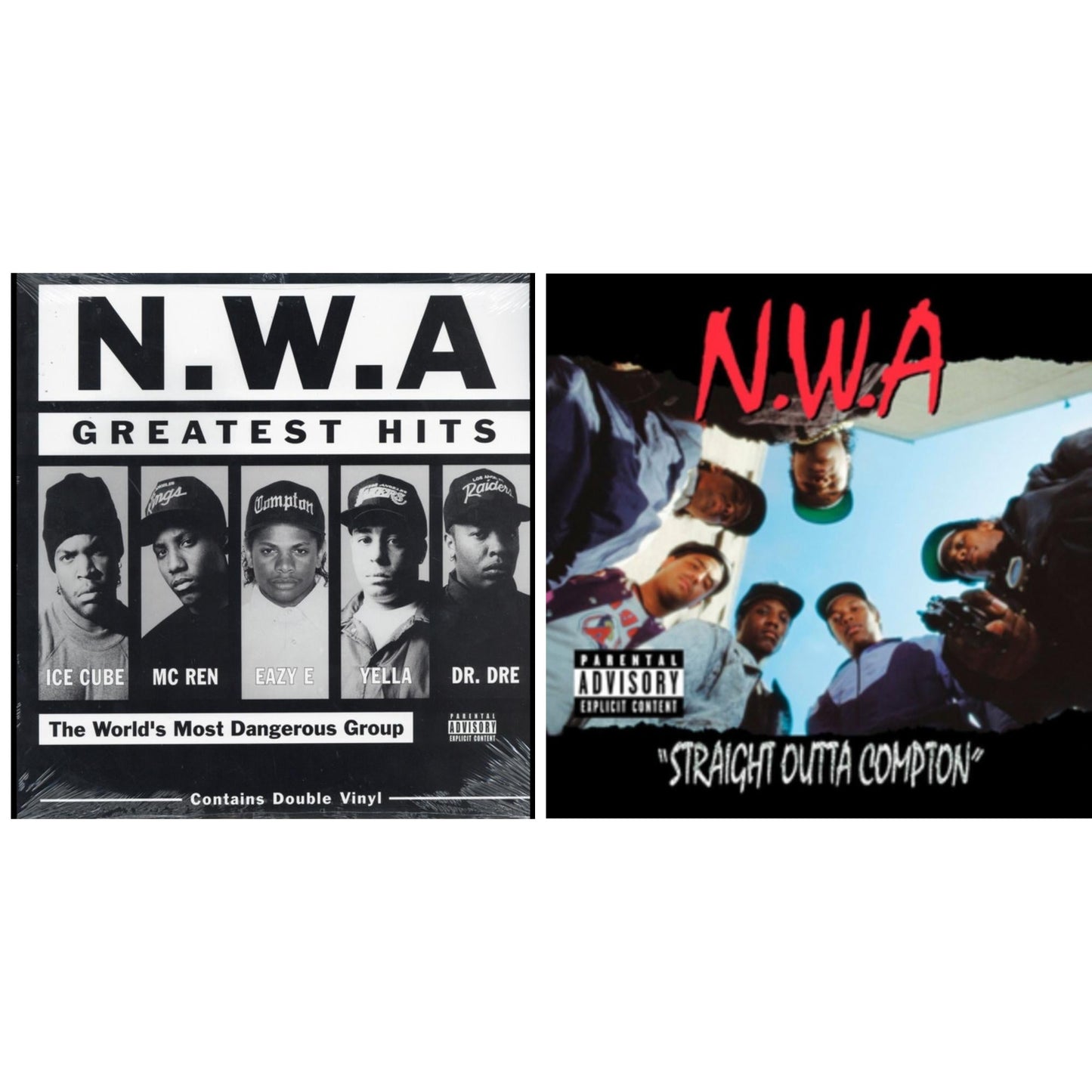 N.W.A. - N.W.A. Greatest Hits & Straight Outta Compton - LP Vinyl Bundle