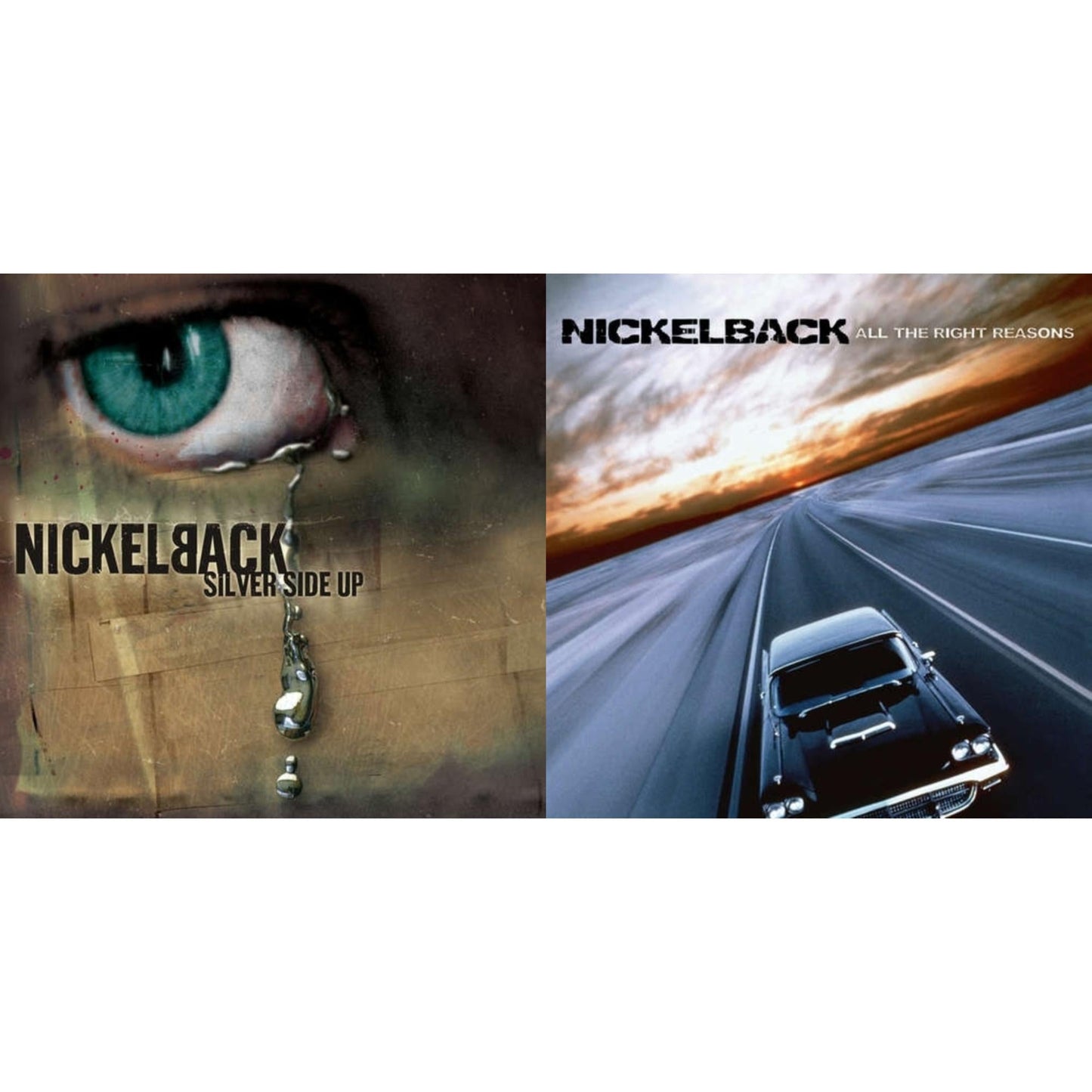 Nickelback - Silver Side Up & All The Right Reasons - LP Vinyl Bundle