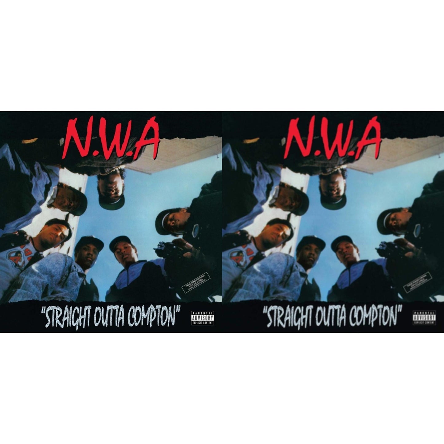 N.W.A. - Straight Outta Compton (Red LP Vinyl) & Straight Outta Compton