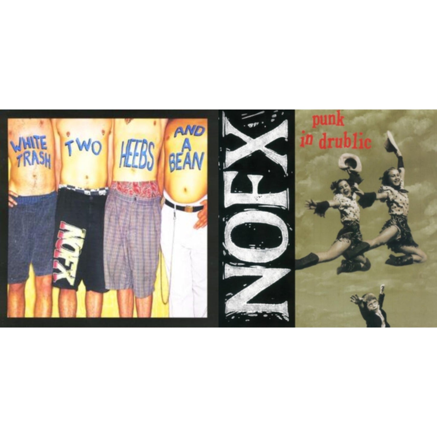 Nofx - White Trash Two Heebs & Punk In Drublic (20Th Anniversary Reissue/Dl Card) - LP Vinyl Bundle