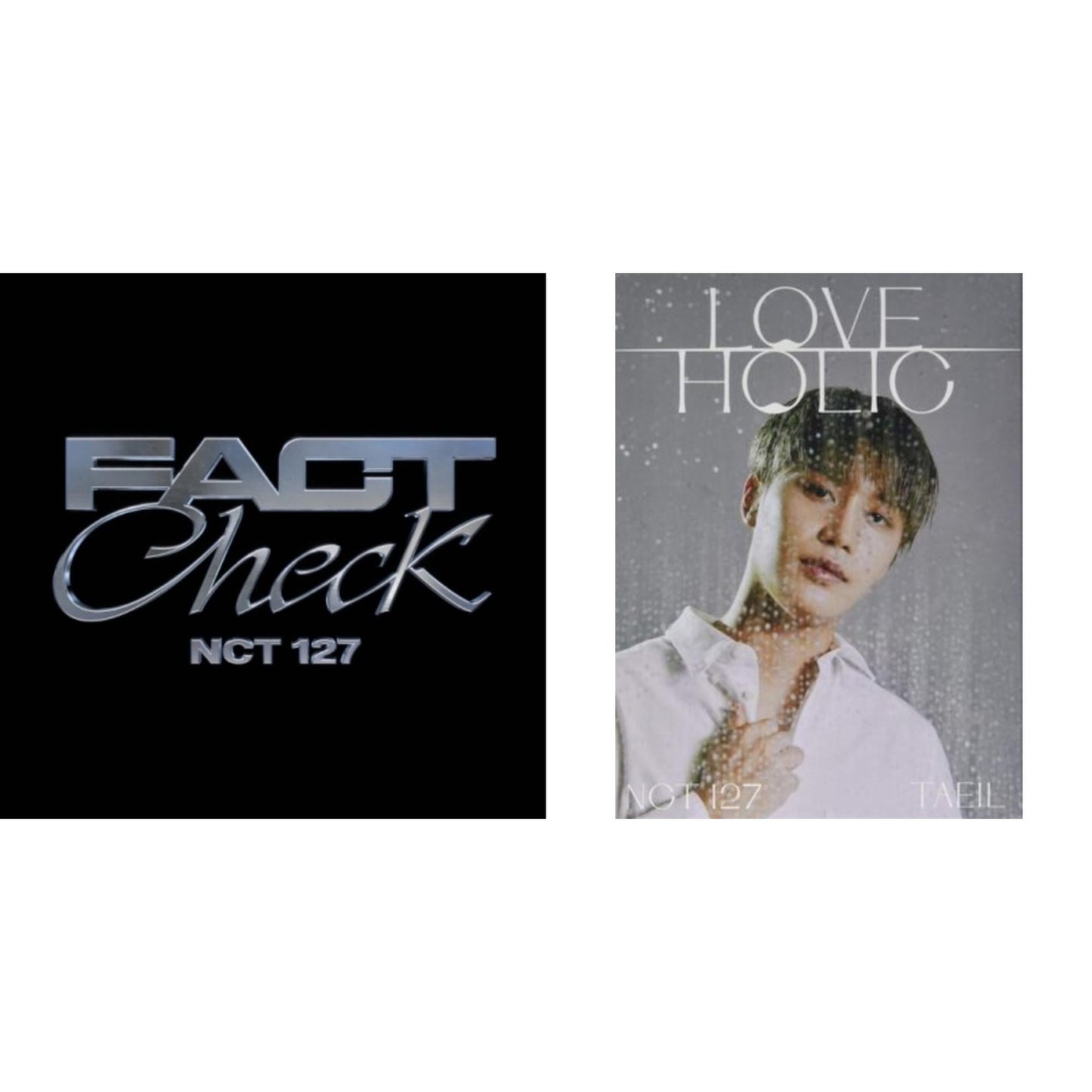 Nct 127 - Loveholic: Taeil Ver. (Limited/Trading Card Type B) & Fact Check Vol.5 (Photobook Ver.) - CD Bundle