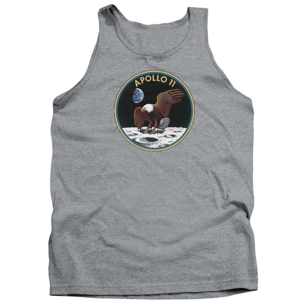 Nasa Apollo 11 Mens Tank Top Shirt Athletic Heather Officially Licensed