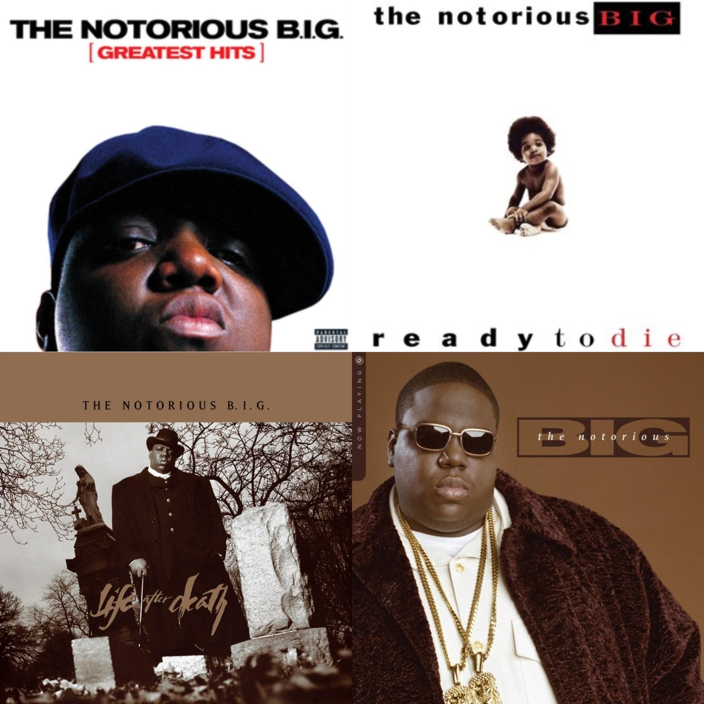 Notorious B.I.G. - Greatest Hits (2LP) & Ready To Die (2LP/140G) & Life After Death (25Th Anniversary Super Deluxe Edition/8LP) & Now Playing