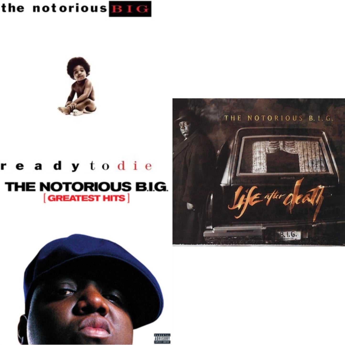 Notorious B.I.G. - Ready To Die (2LP/140G) & Greatest Hits (2LP) & Life After Death