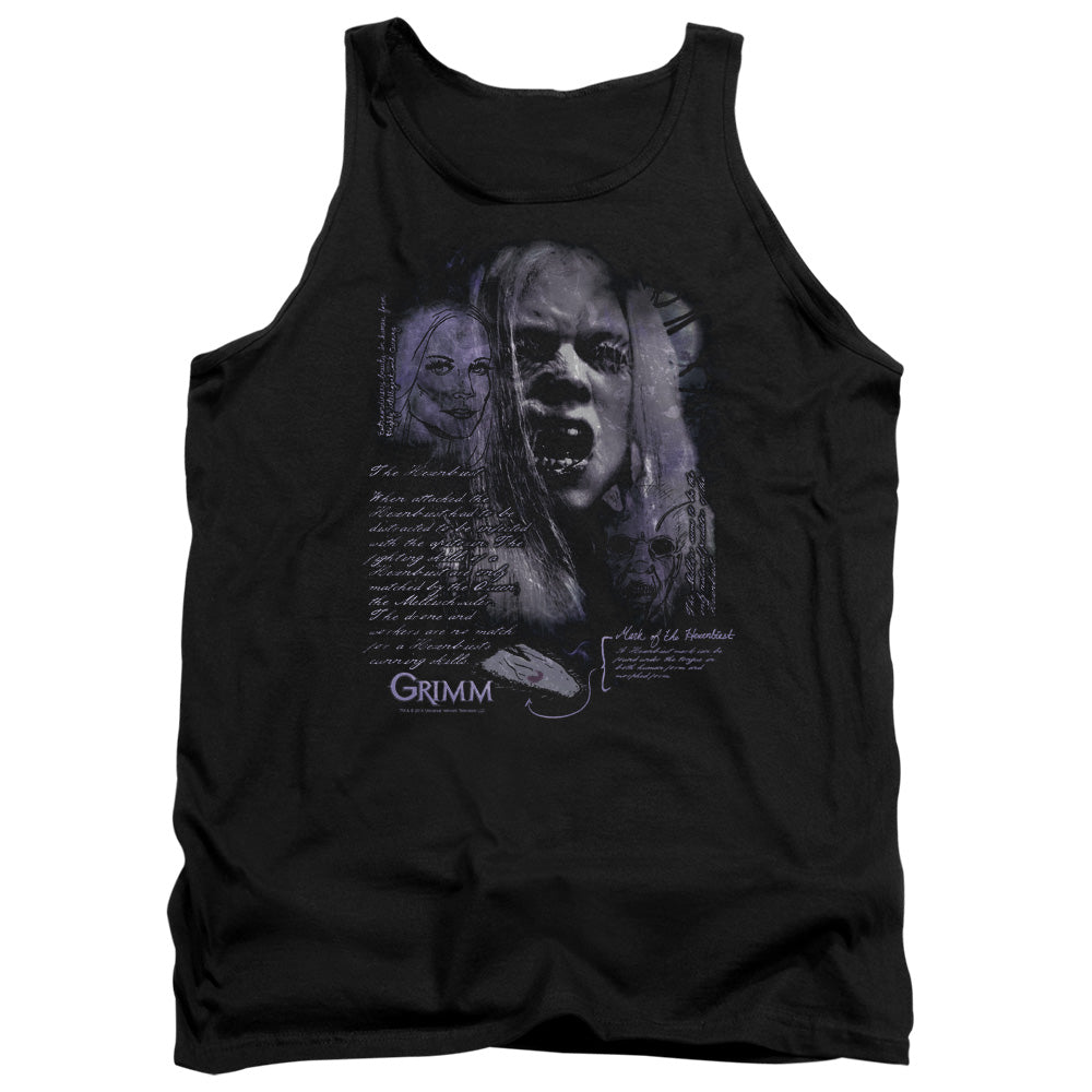 Grimm Lady Hexenbeast Mens Tank Top Shirt Black Black Officially Licensed