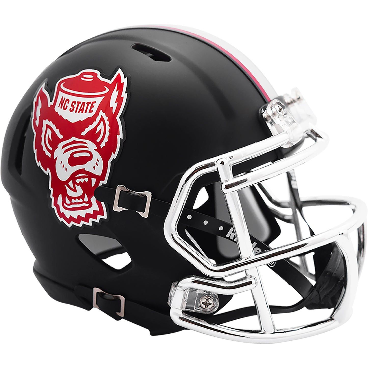 North Carolina State Riddell Speed Black Howel Mini Football Helmet