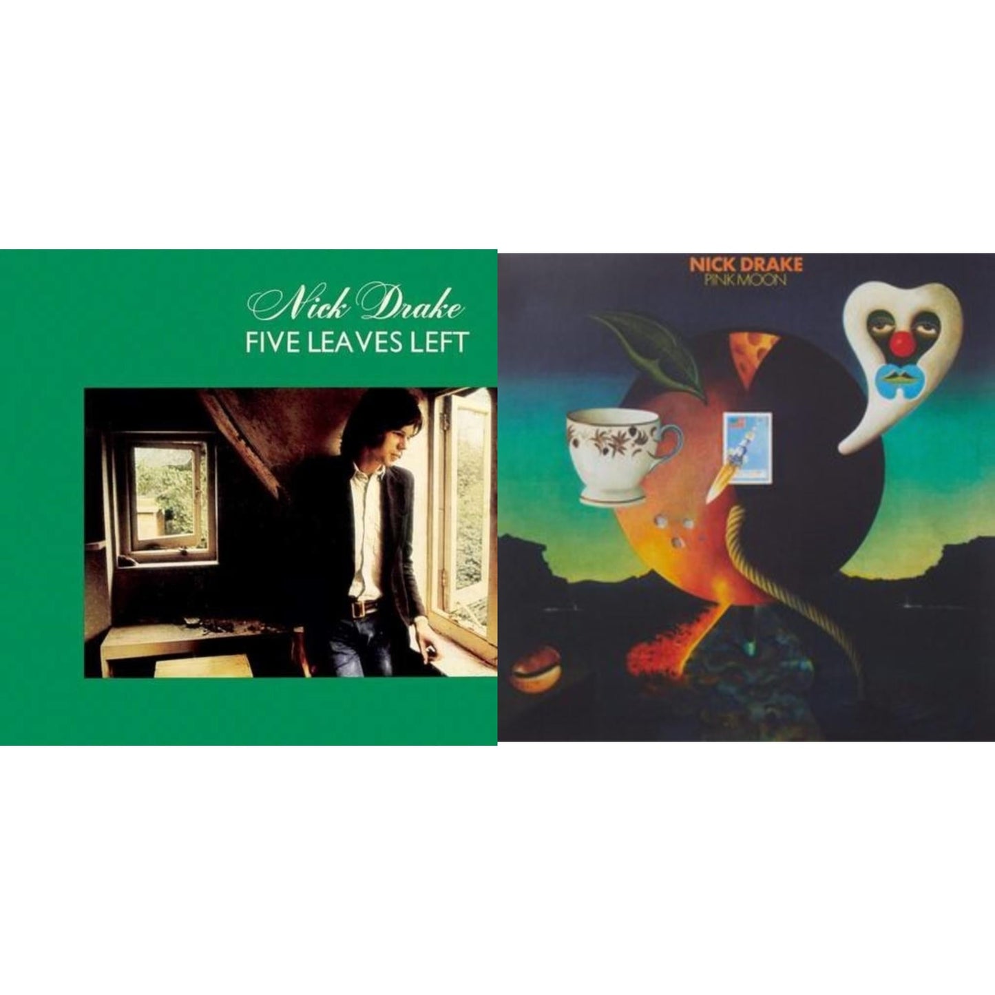 Nick Drake - Pink Moon & Five Leaves Left - LP Vinyl Bundle