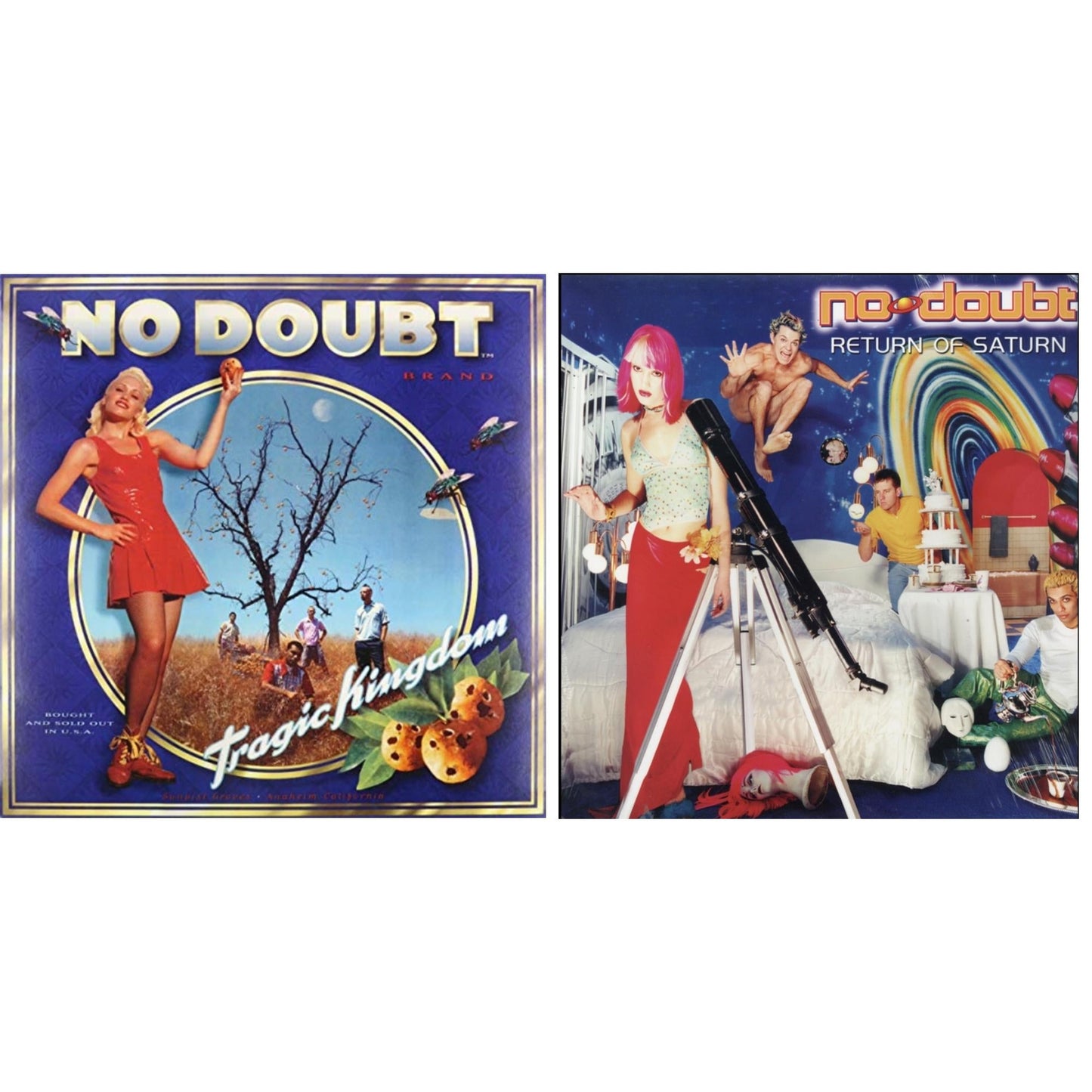 No Doubt - Tragic Kingdom & Return Of Saturn - LP Vinyl Bundle