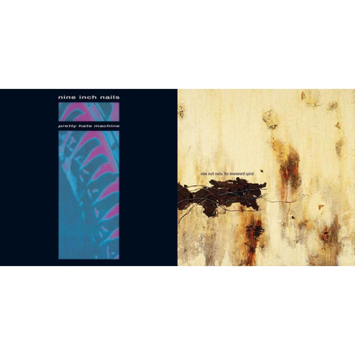 Nine Inch Nails - Pretty Hate Machine & Downward Spiral (2LP/180G/2016 Remaster)