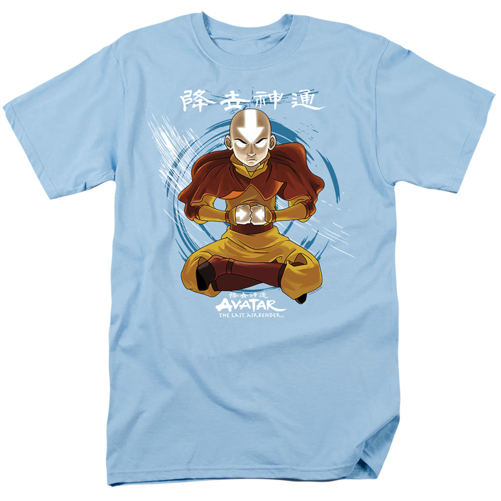 Avatar The Last Airbender Power Of Air Mens T Shirt Light Blue