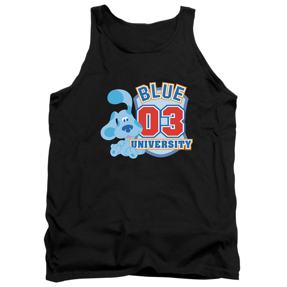Blues Clues (Classic) University Mens Tank Top Shirt Black Officially Licensed