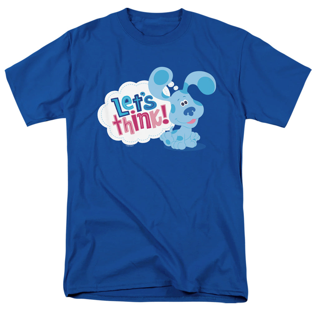 Blues Clues & You LetÕS Think Mens T Shirt Royal