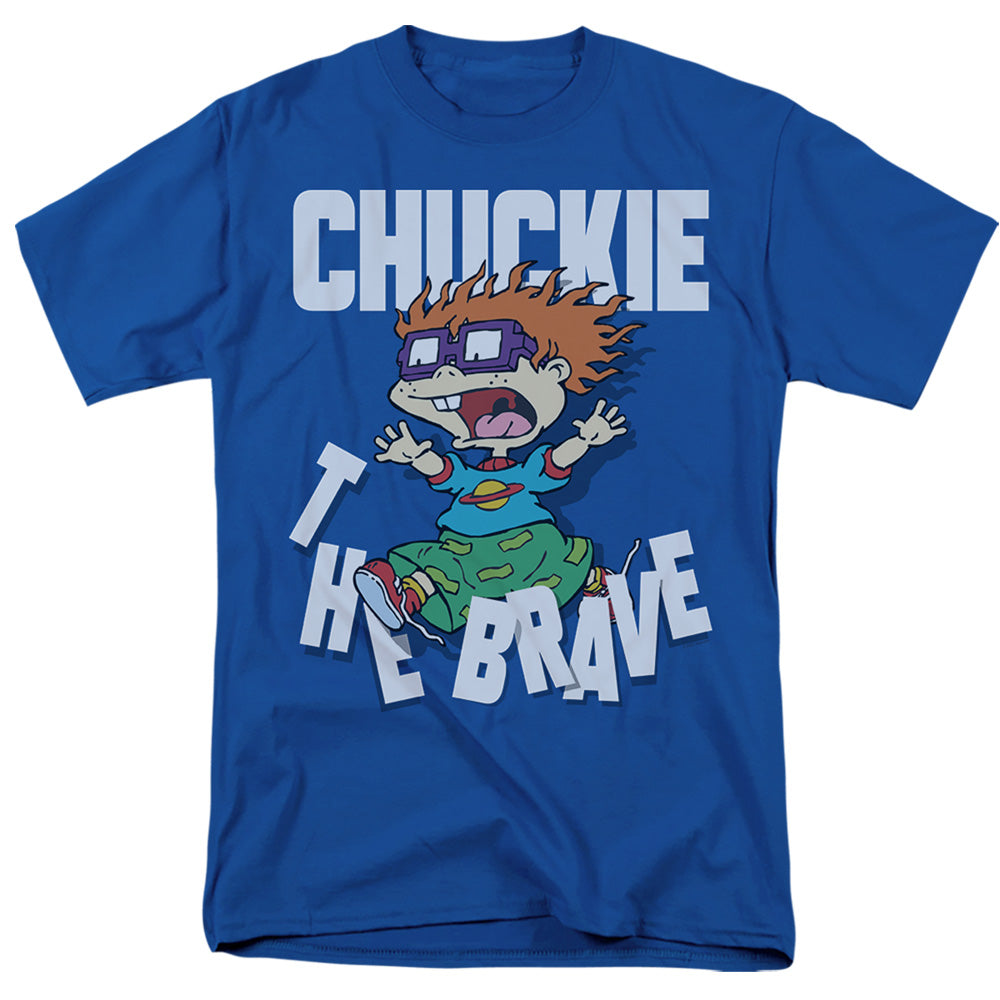 Rugrats Chuckie The Brave Mens T Shirt Royal Officially Licensed