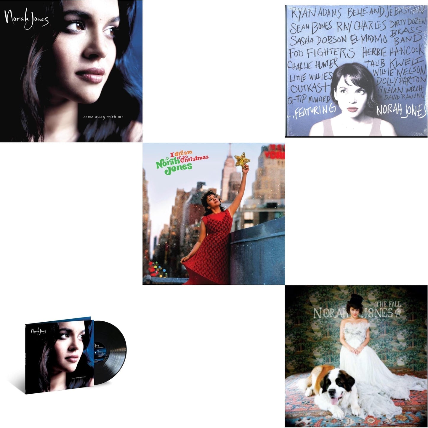Norah Jones - Come Away With Me (20Th Anniversary) (Super Deluxe/4LP) & Come Away With Me (20Th Anniversary) & I Dream Of Christmas & Featuring & Fall