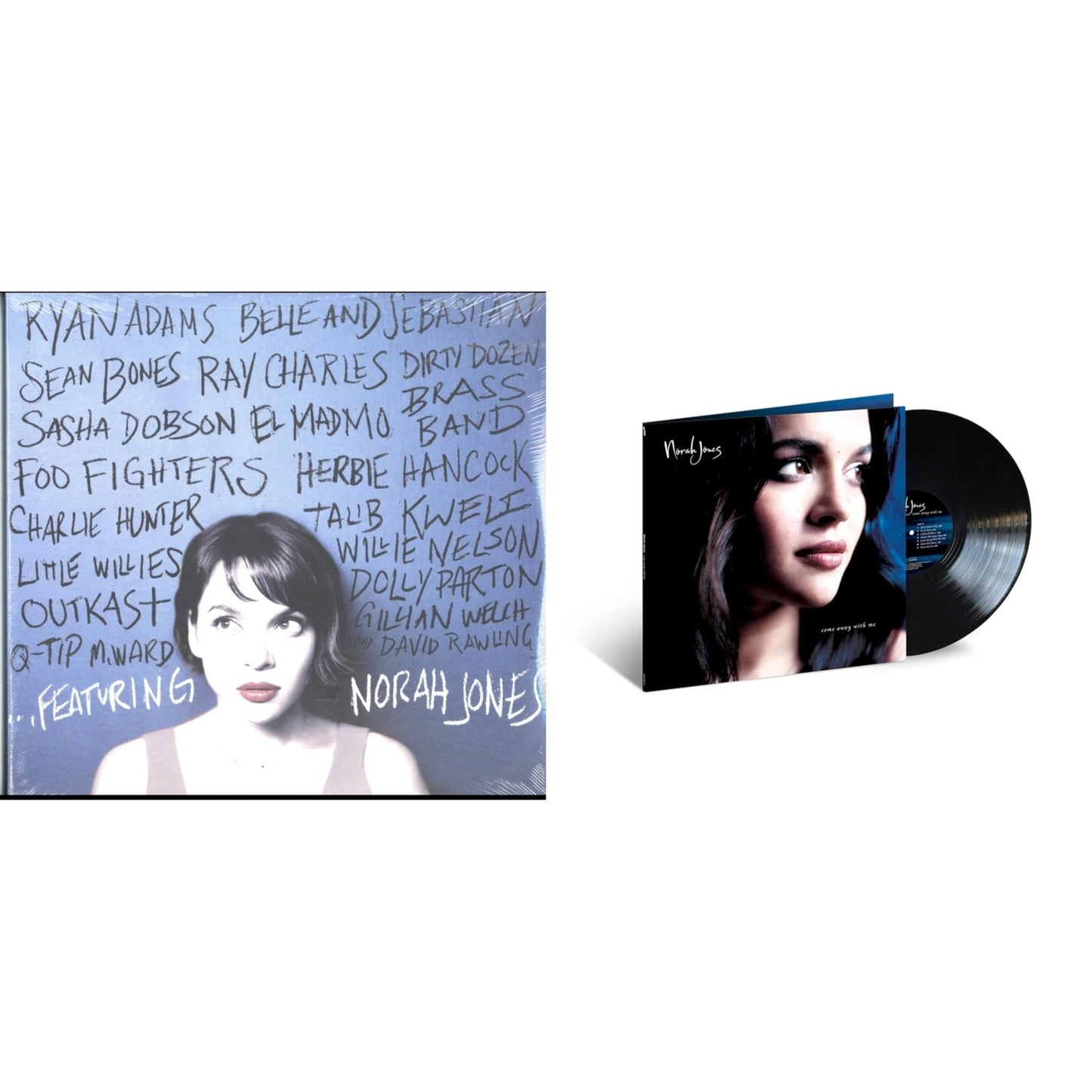 Norah Jones - Featuring & Come Away With Me (20Th Anniversary) - LP Vinyl Bundle