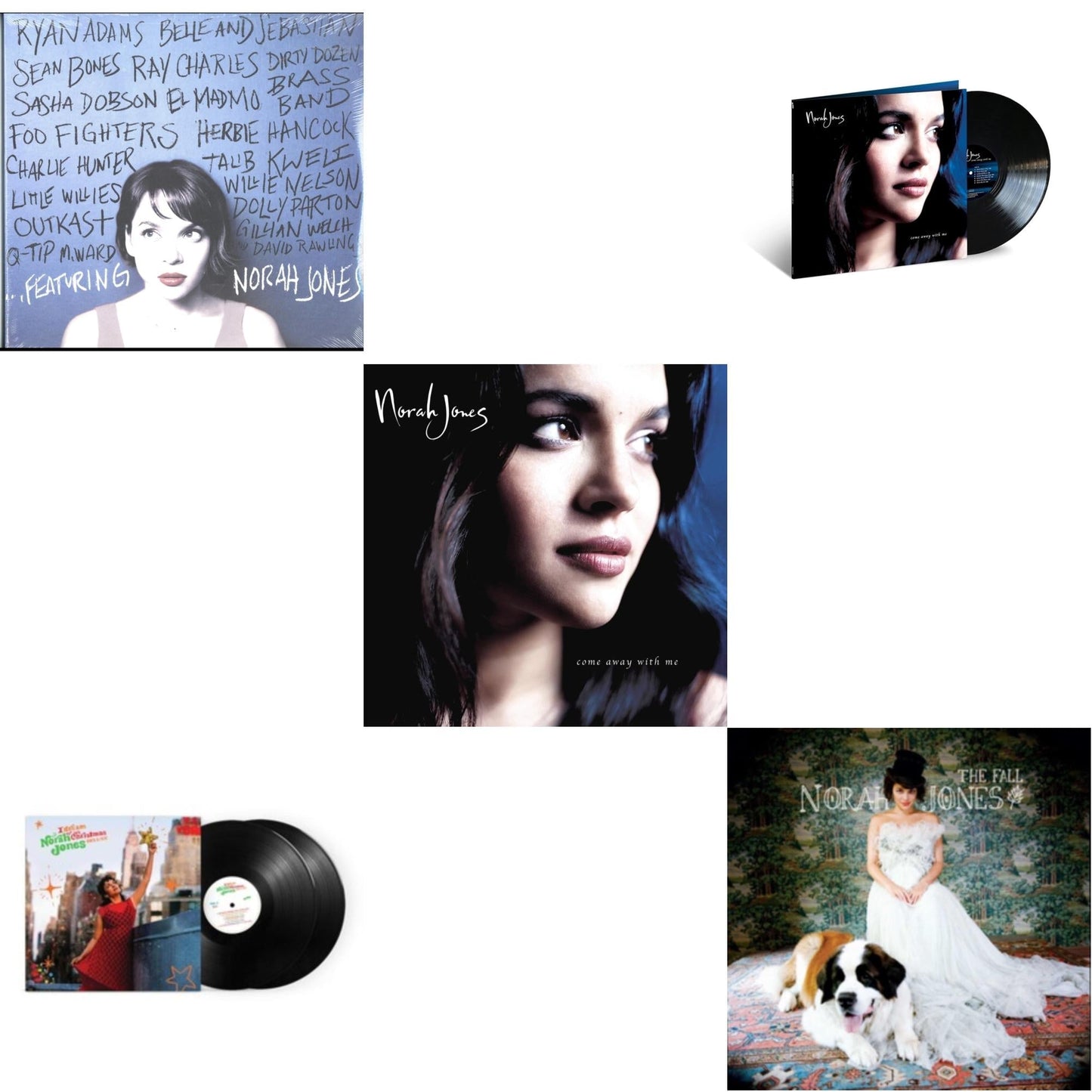Norah Jones - Fall & Featuring & I Dream Of Christmas (Deluxe/2LP) & Come Away With Me (20Th Anniversary) & Come Away With Me (20Th Anniversary) (Super Deluxe/4LP)