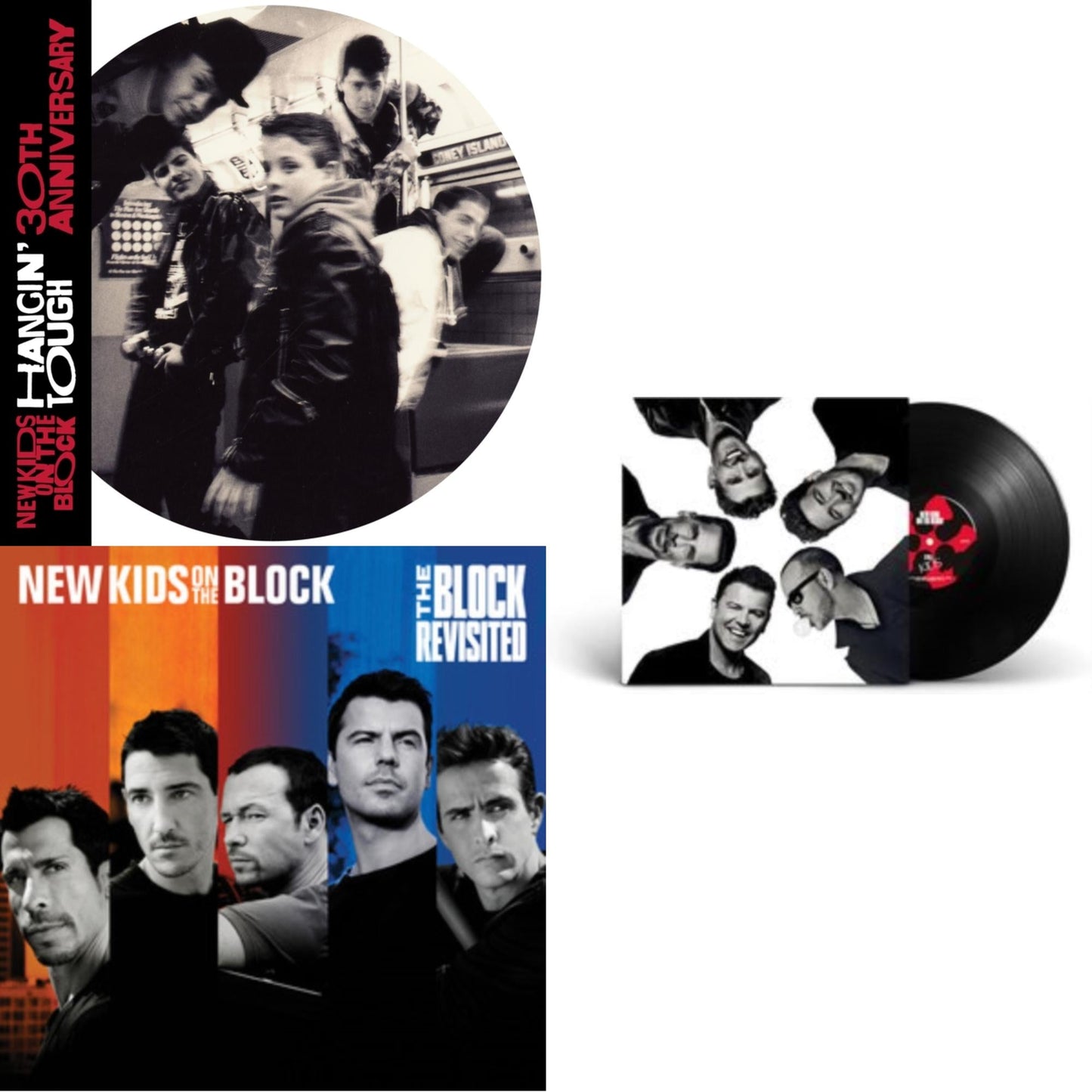 New Kids On The Block - Hangin' Tough (30Th Anniversary Edition/2LP Picture Vinyl) & Block Revisited (2LP) & Still Kids
