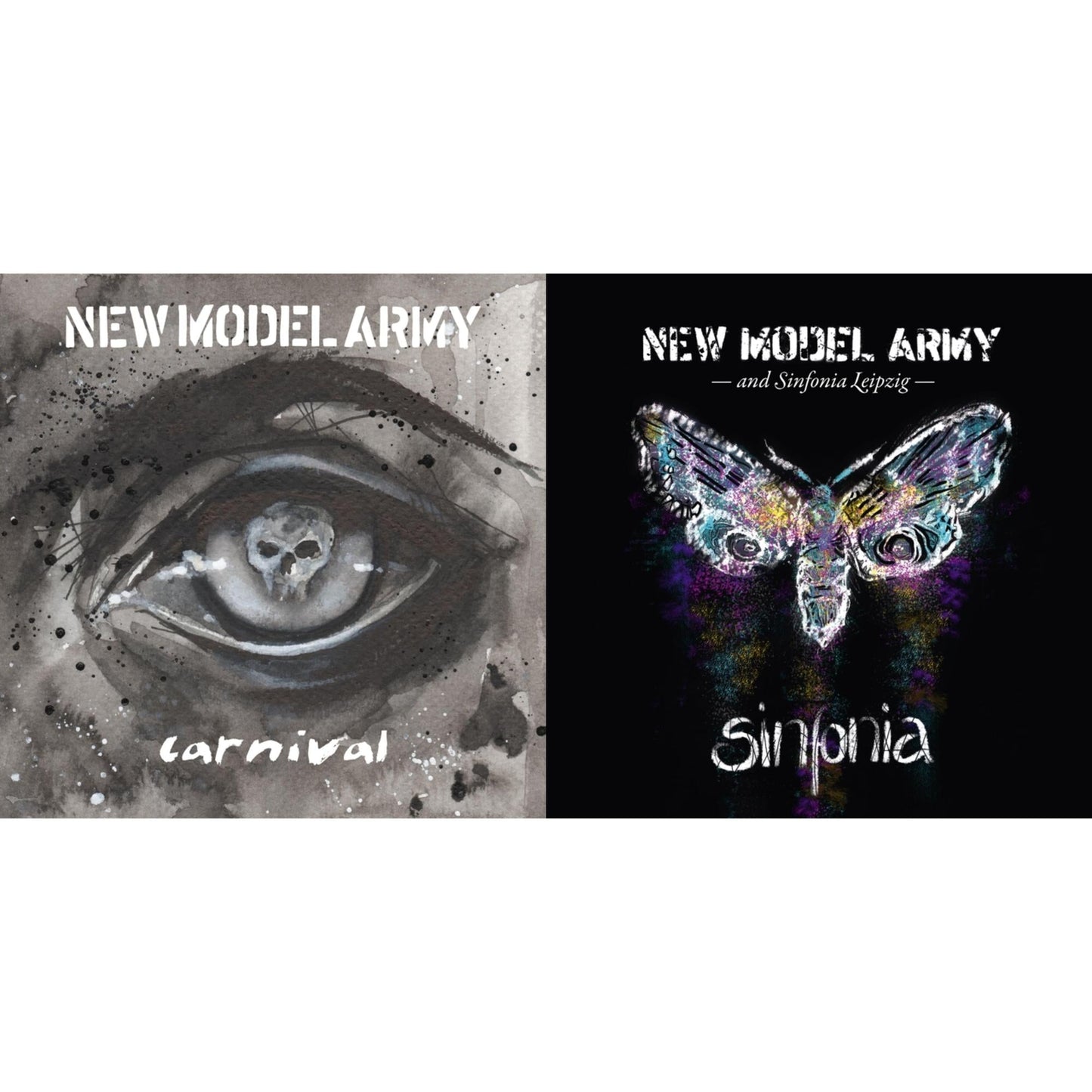 New Model Army - Carnival (Redux) (Limited/White Vinyl/2LP) & Sinfonia