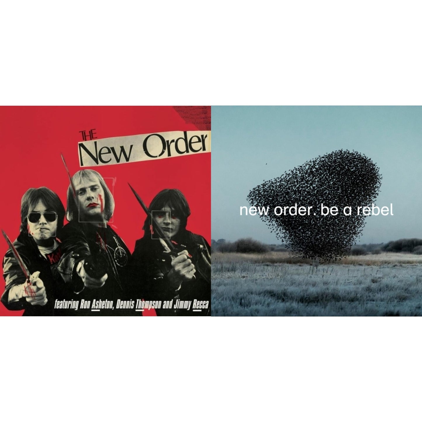 New Order - Be A Rebel & New Order (Marble LP Vinyl)